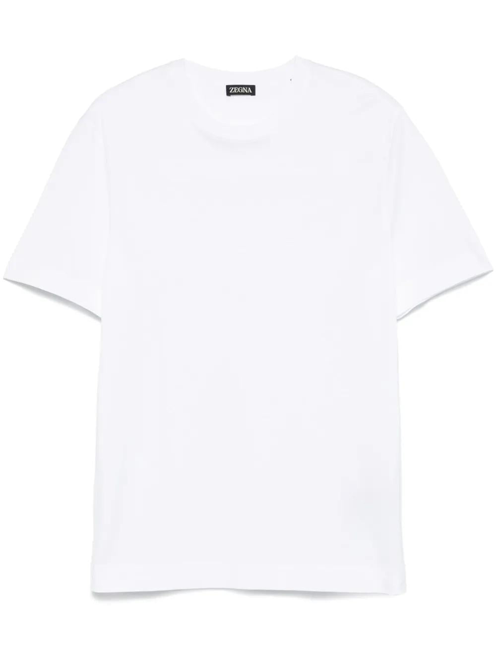 ZEGNA Logo Embroidered Tee