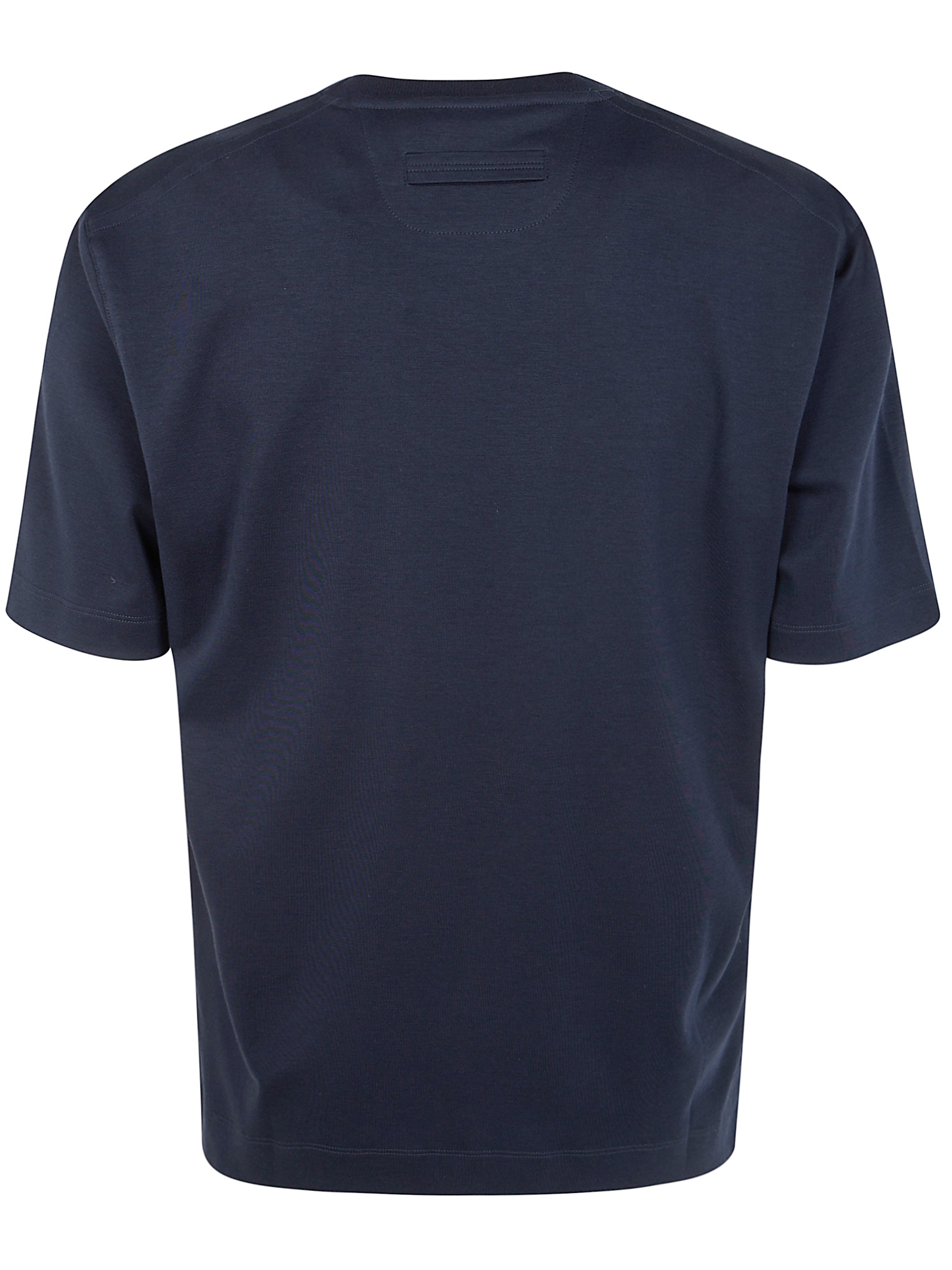 ZEGNA Cotton and Silk T-Shirt for Men - SS25