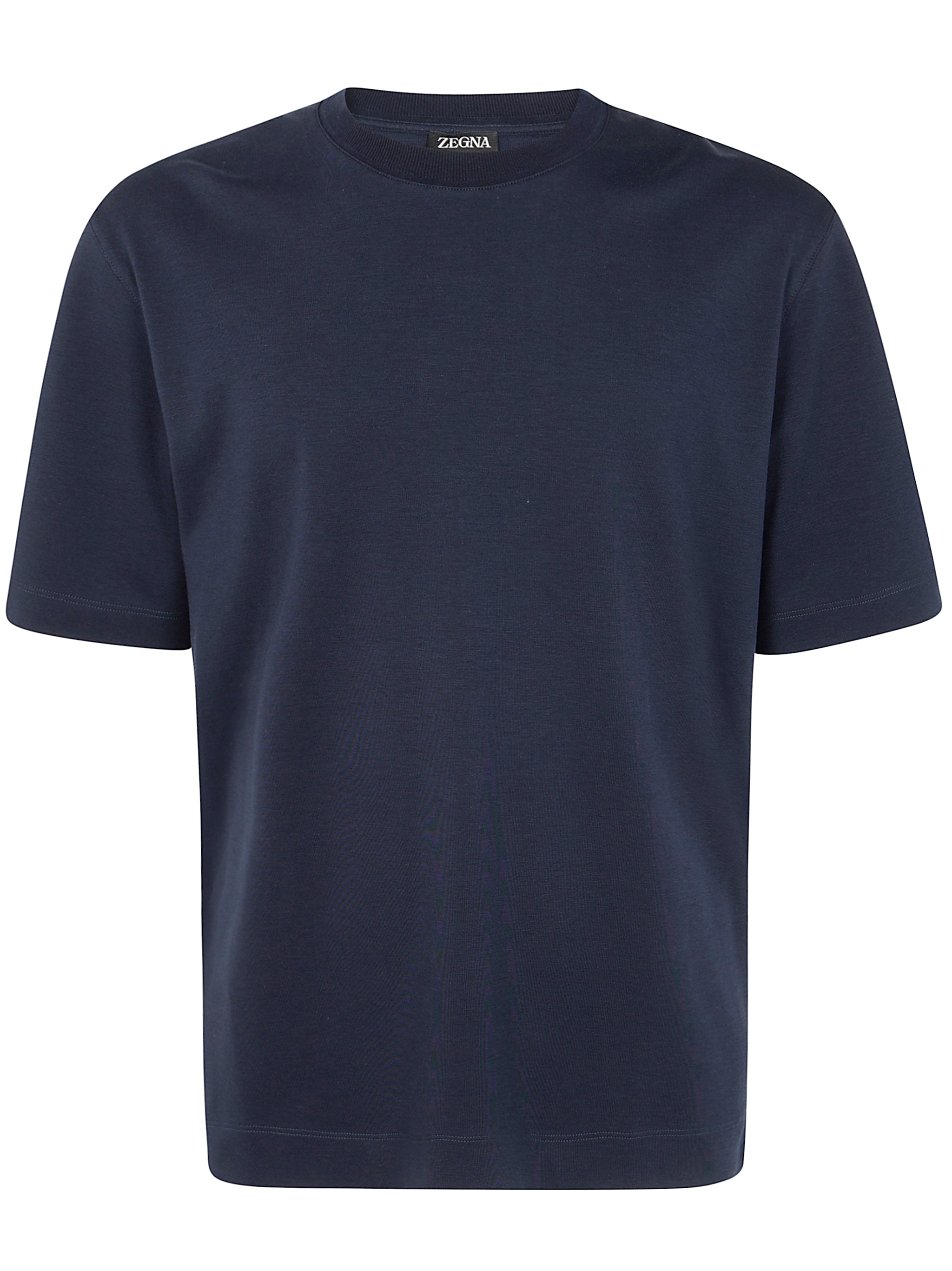 ZEGNA Cotton and Silk T-Shirt for Men - SS25