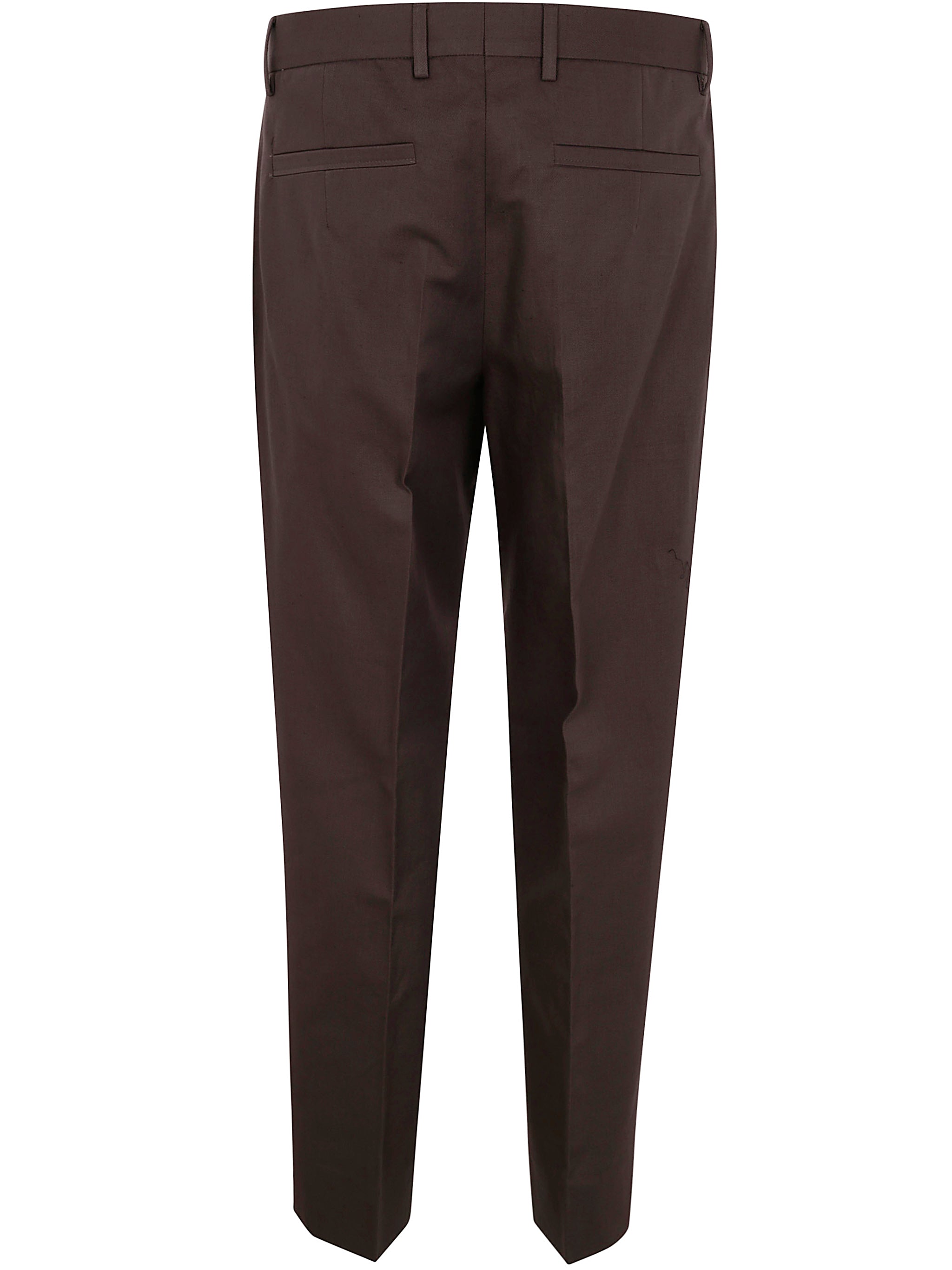 ZEGNA Men's Cotton and Linen Pants
