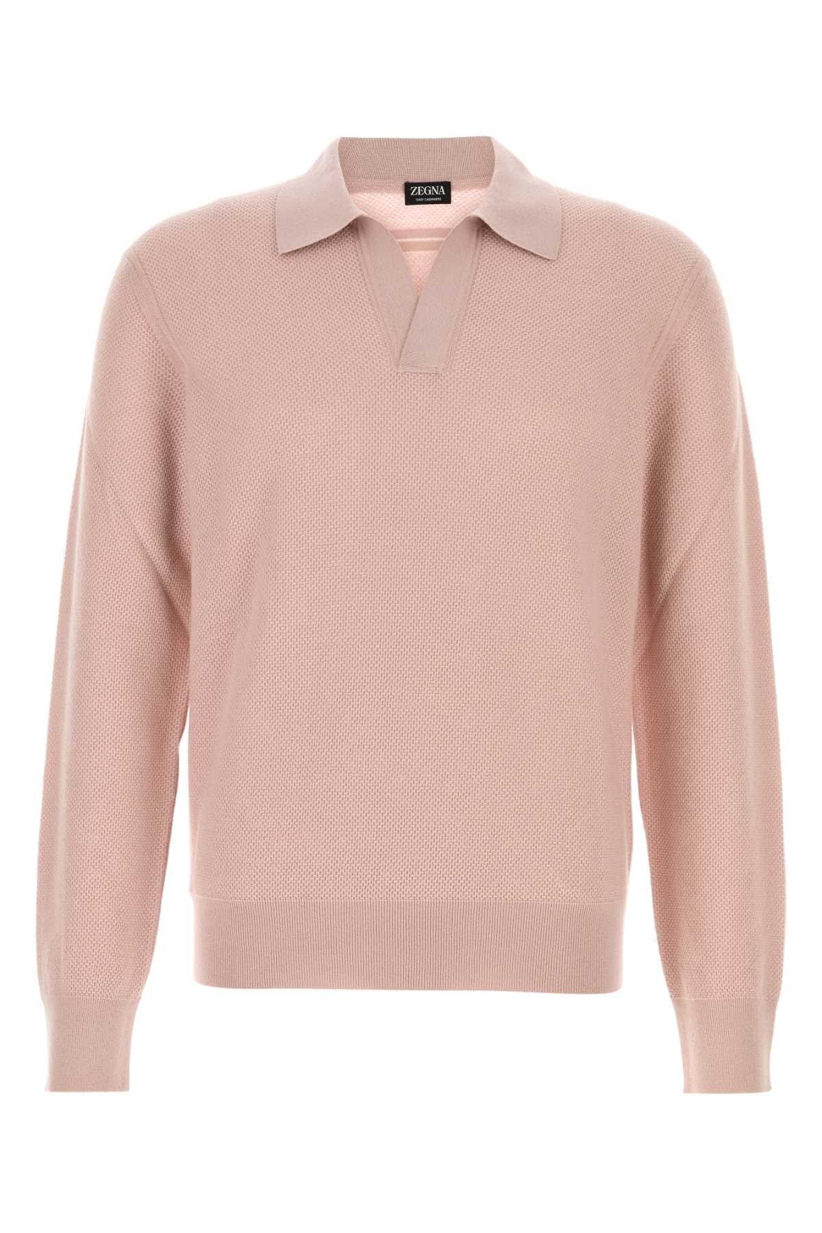 ZEGNA Cashmere Polo Shirt - Fall Winter 2025