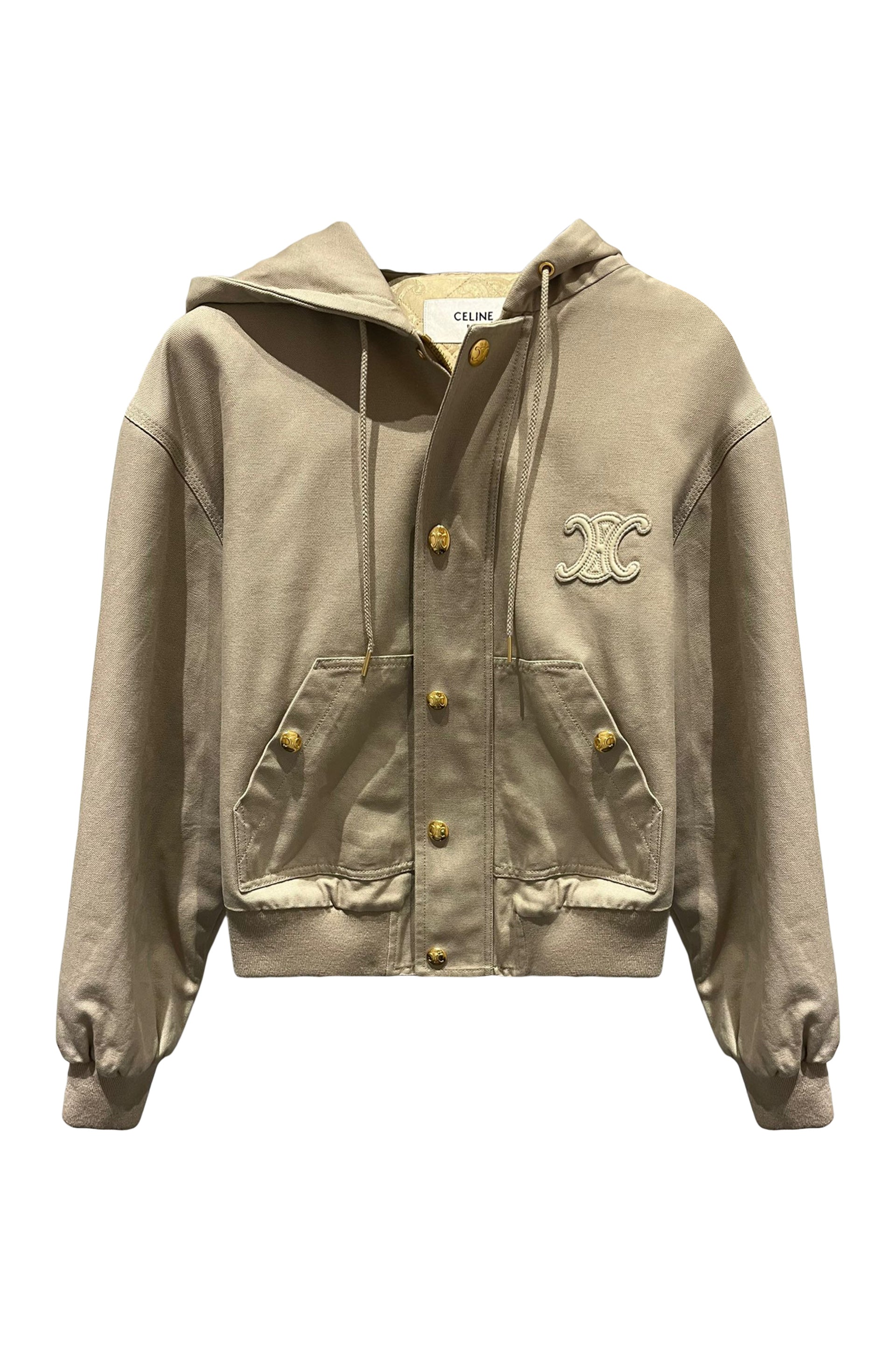 CELINE Triomphe Hooded Jacket for Women