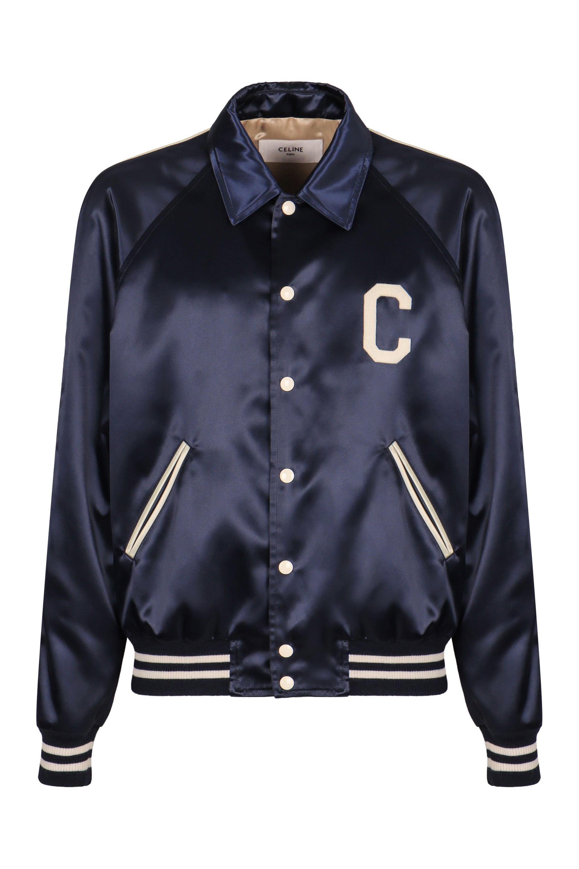 CELINE Technical Fabric Bomber Jacket for Men