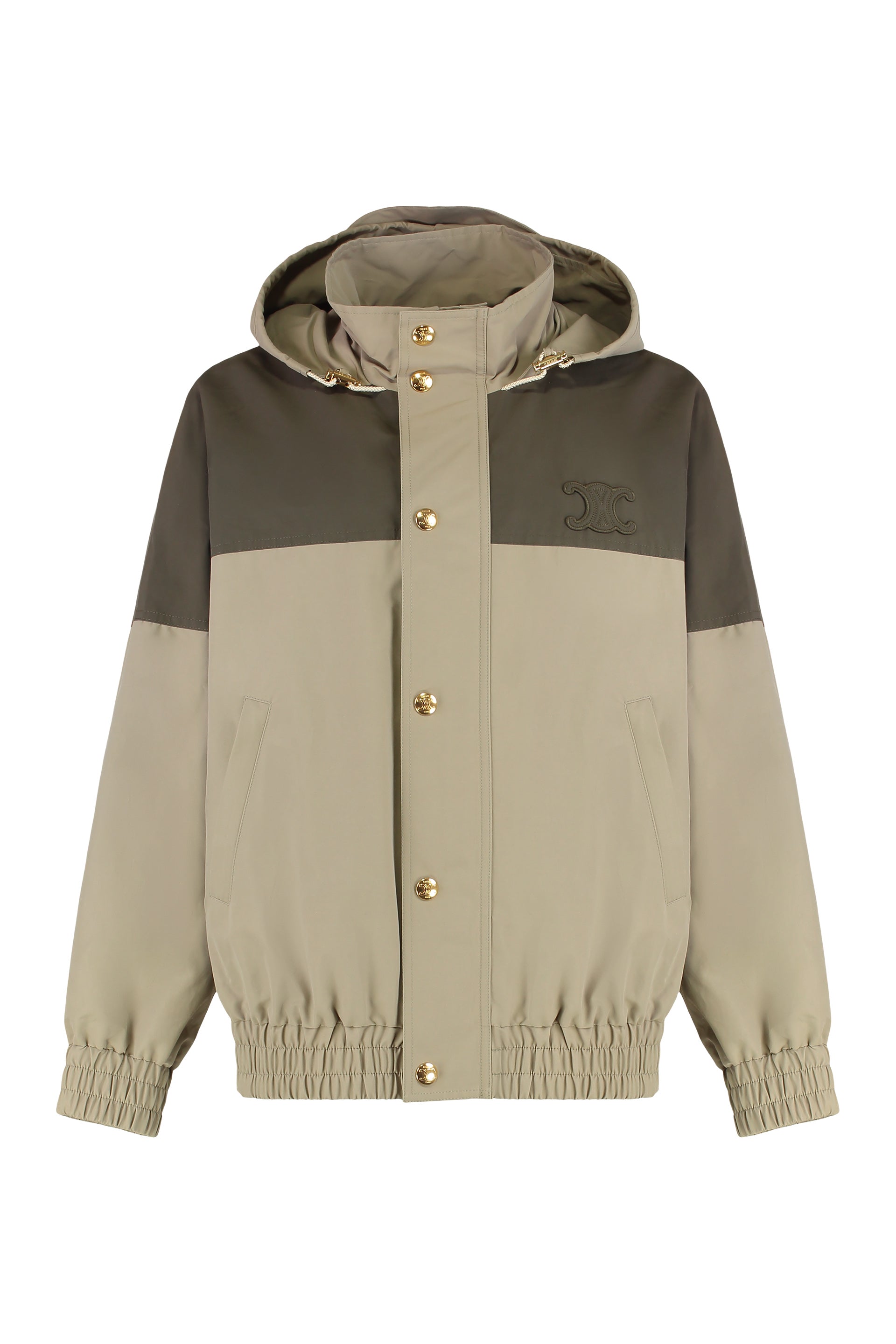 CELINE Modern Functional Windbreaker with Adjustable Hood