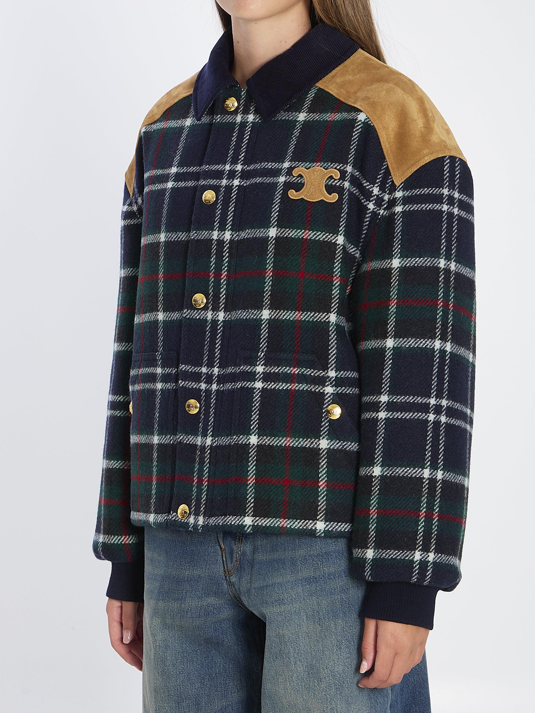 CELINE Triomphe Wool Jacket - Size 40