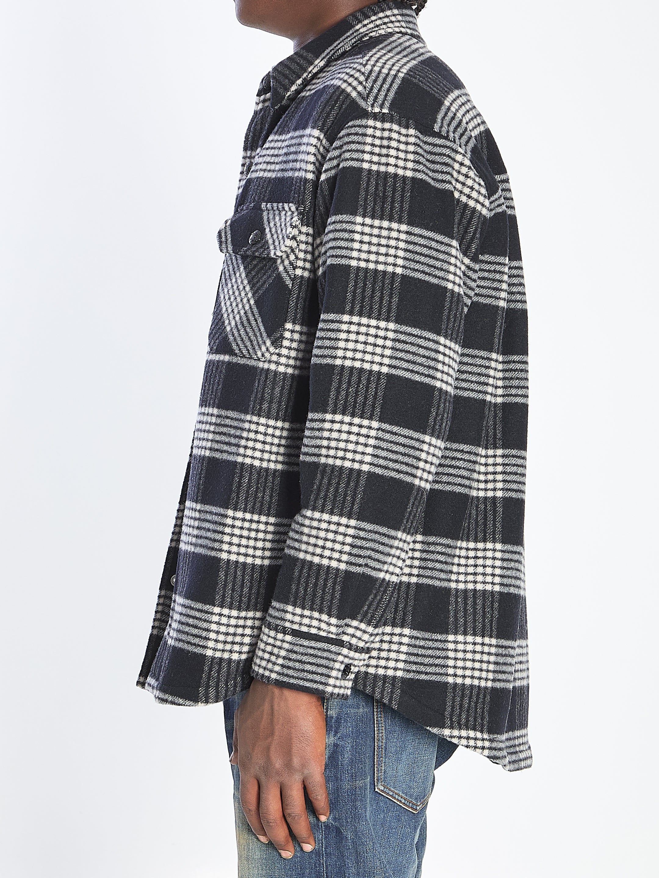 CELINE Quilted Overshirt - Size 48