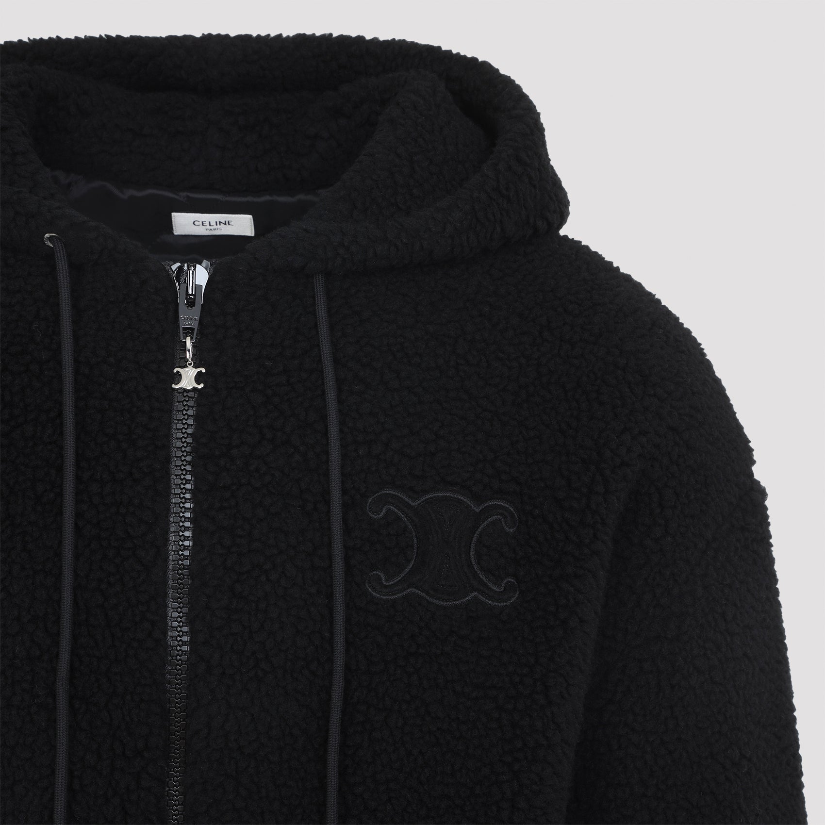 CELINE Men's Hooded Wool Jacket - FW25 Collection