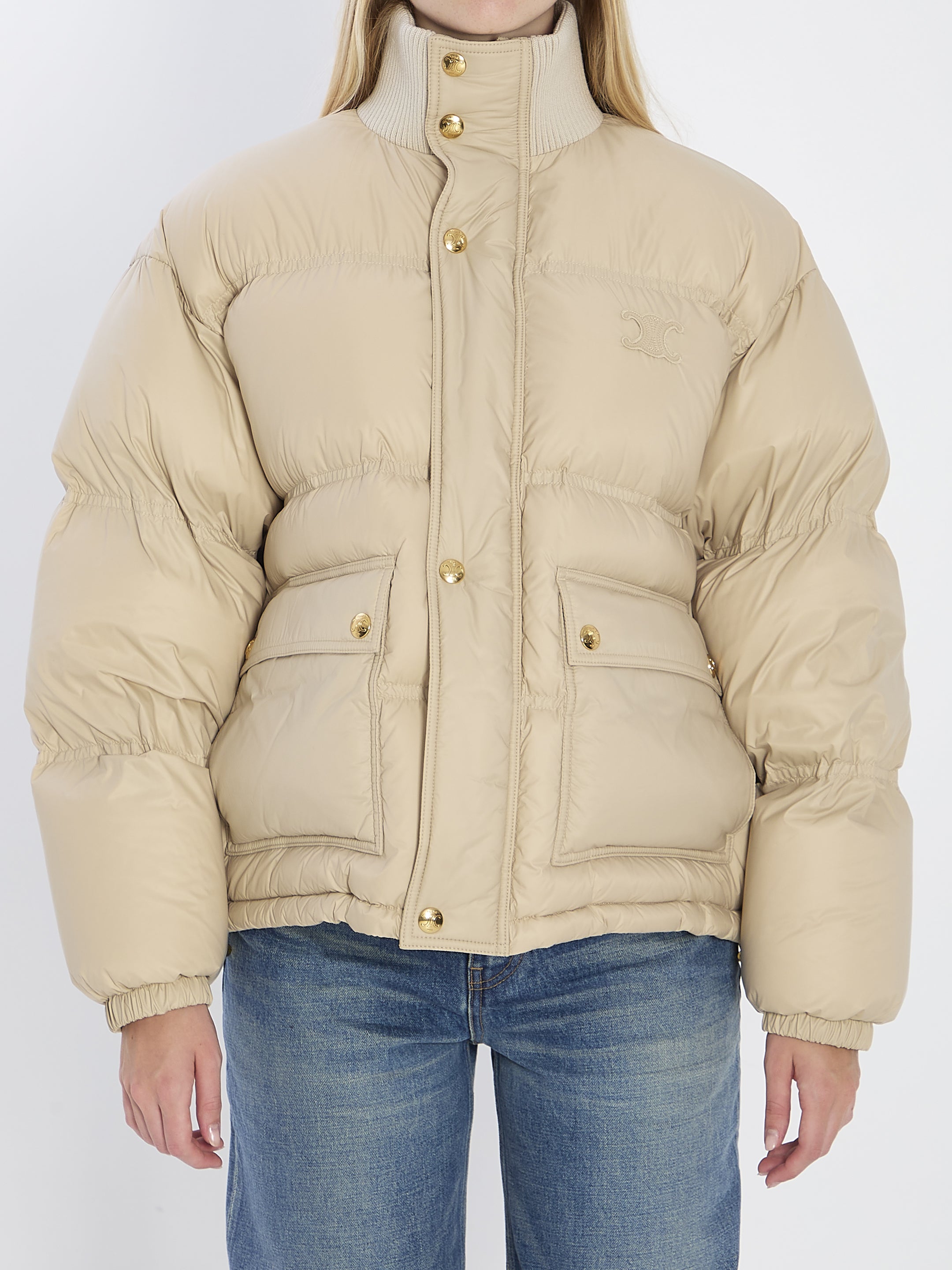 CELINE Triomphe Puffer Jacket - Size 36