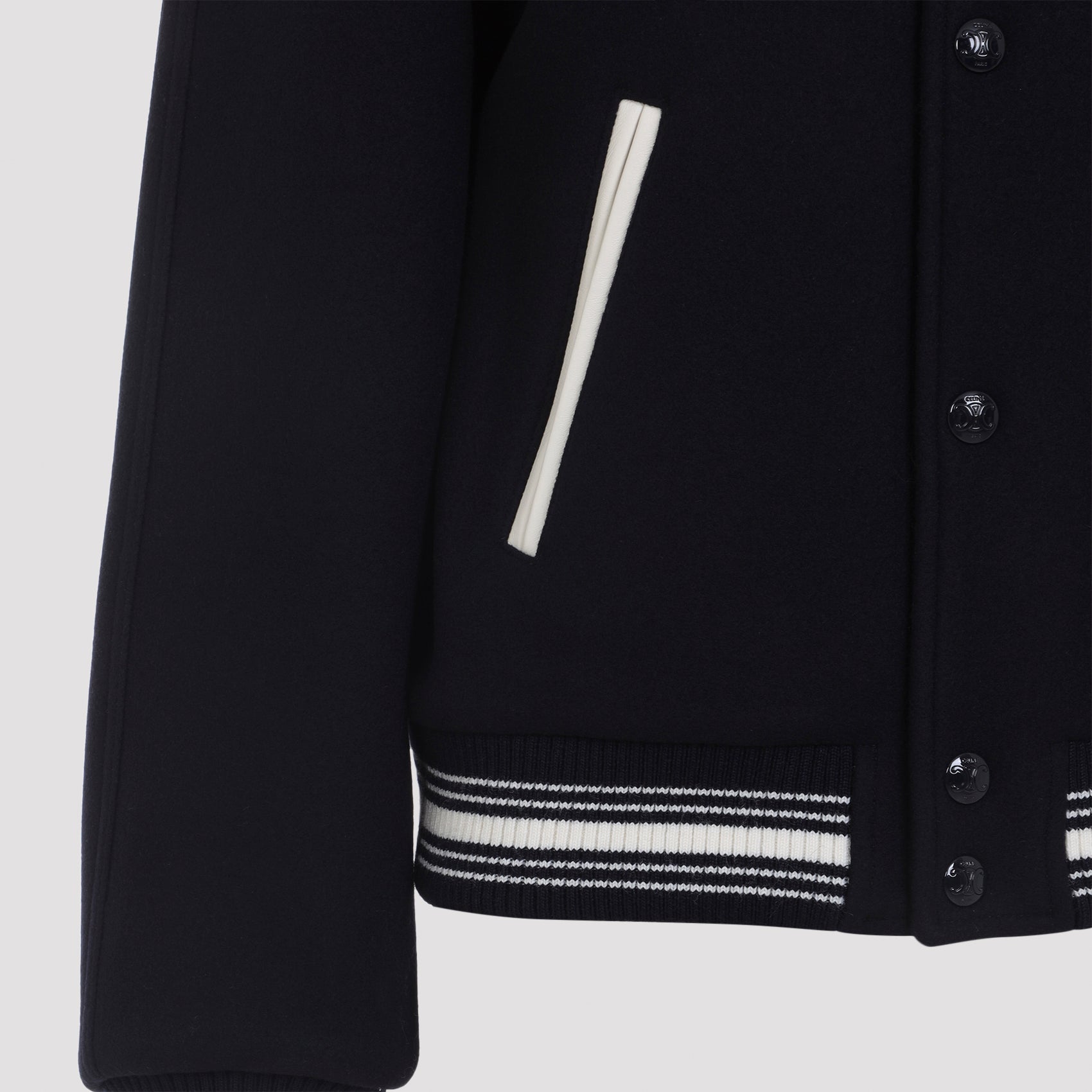 CELINE Wool Triomphe Teddy Jacket for Women - FW25