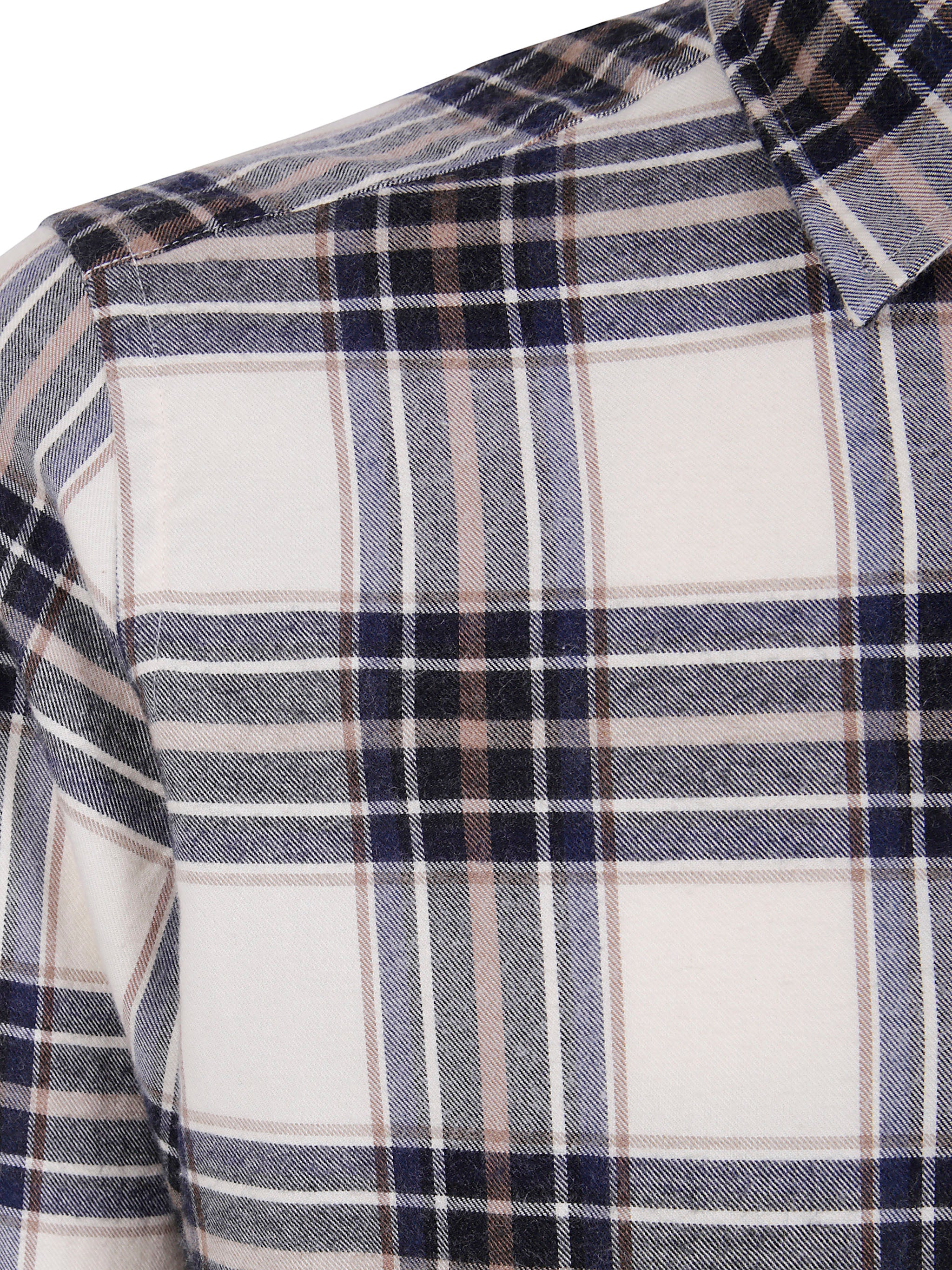 TINTORIA MATTEI Matte Tartan Button-Up Shirt for Men