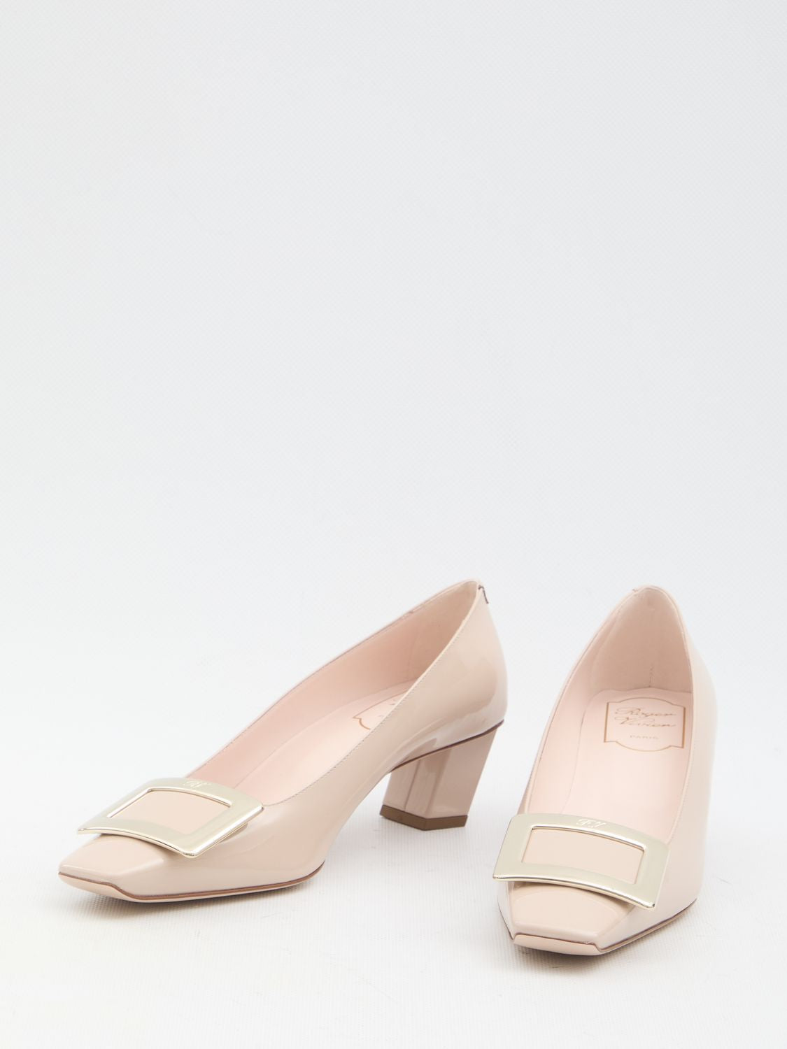 ROGER VIVIER Elegant Pumps with Metal Buckle - 4.5cm Heel