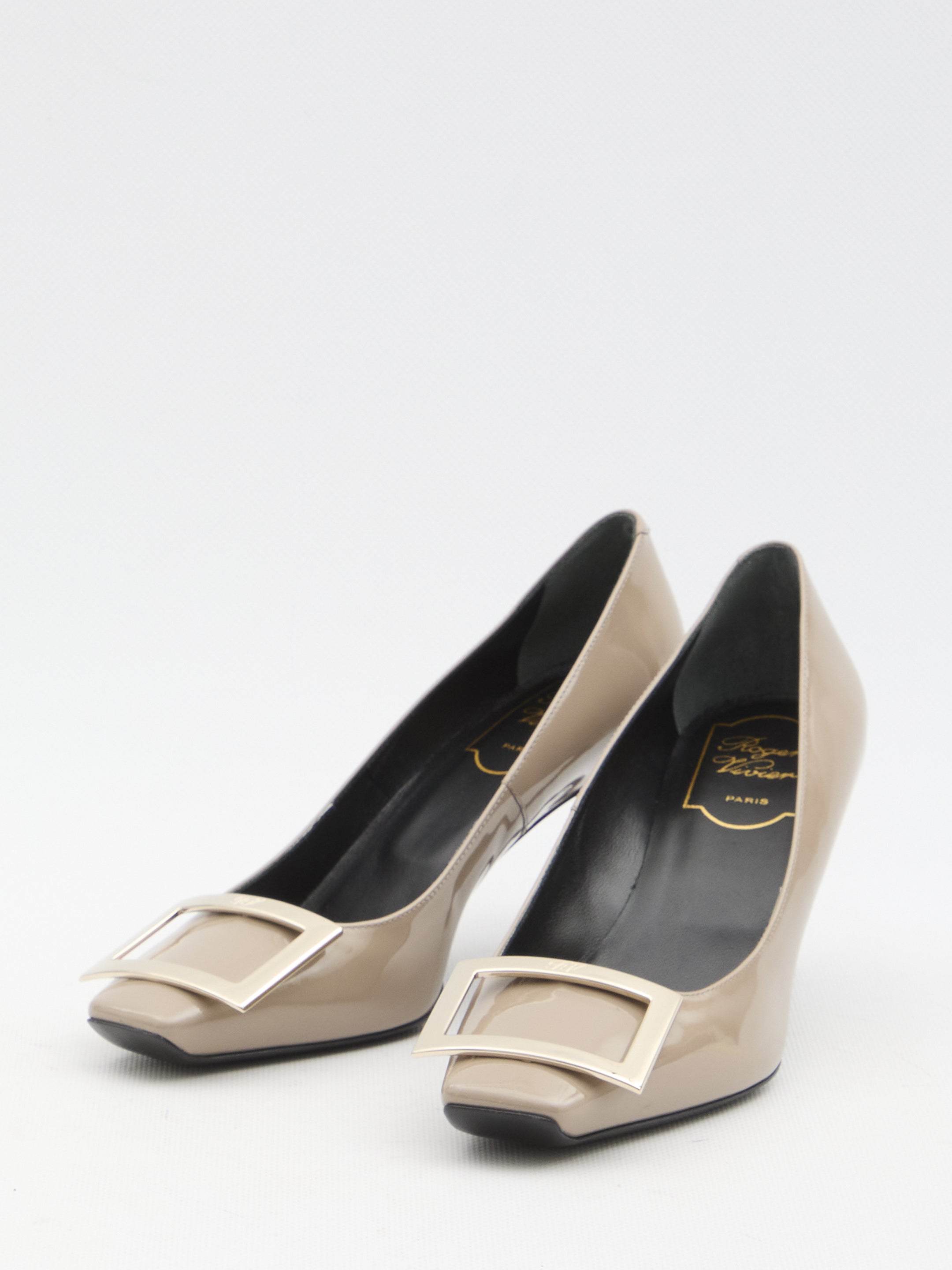 ROGER VIVIER Square Toe Trompette Pumps - 7 cm Heels