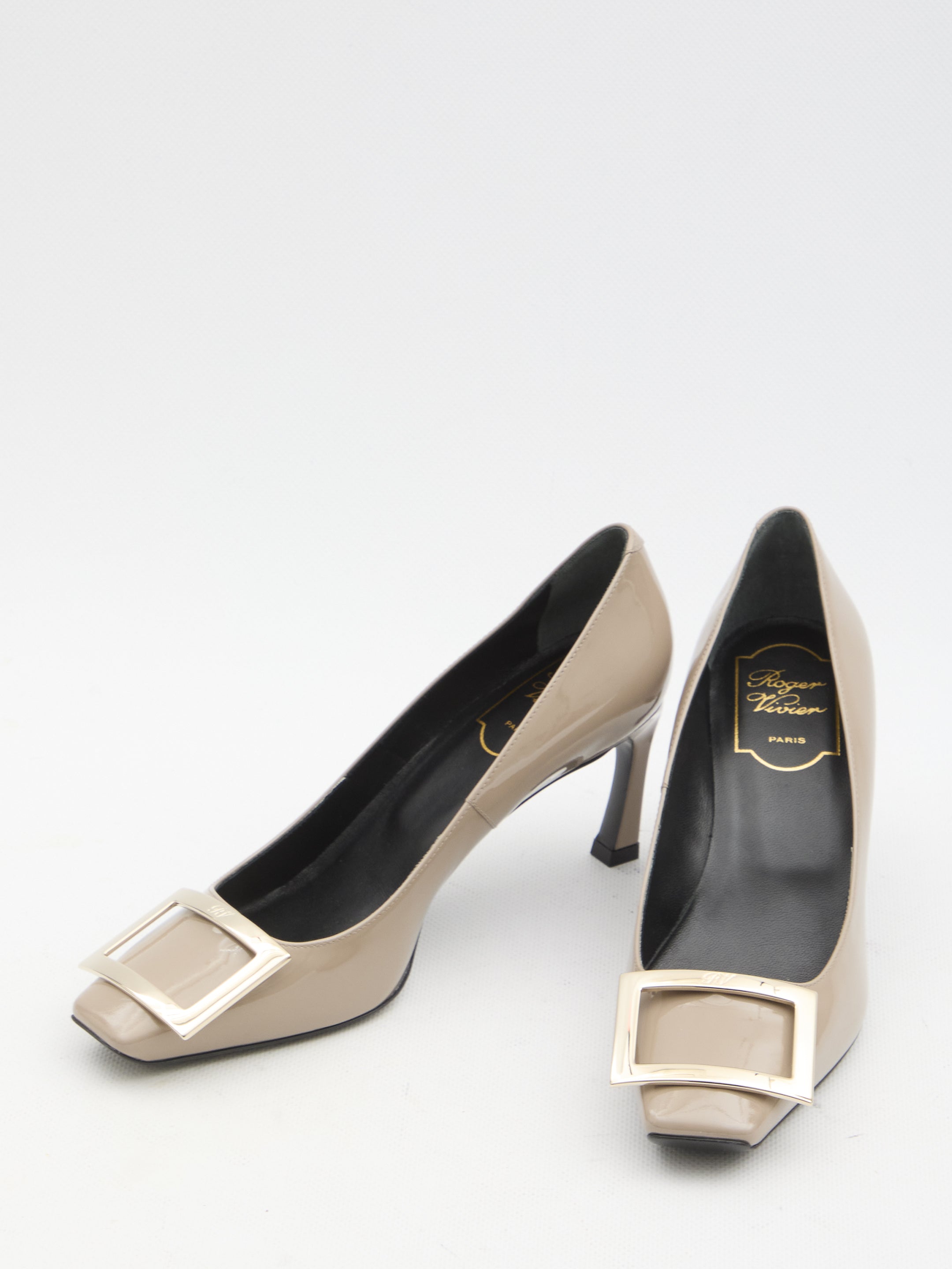 ROGER VIVIER Square Toe Trompette Pumps - 7 cm Heels