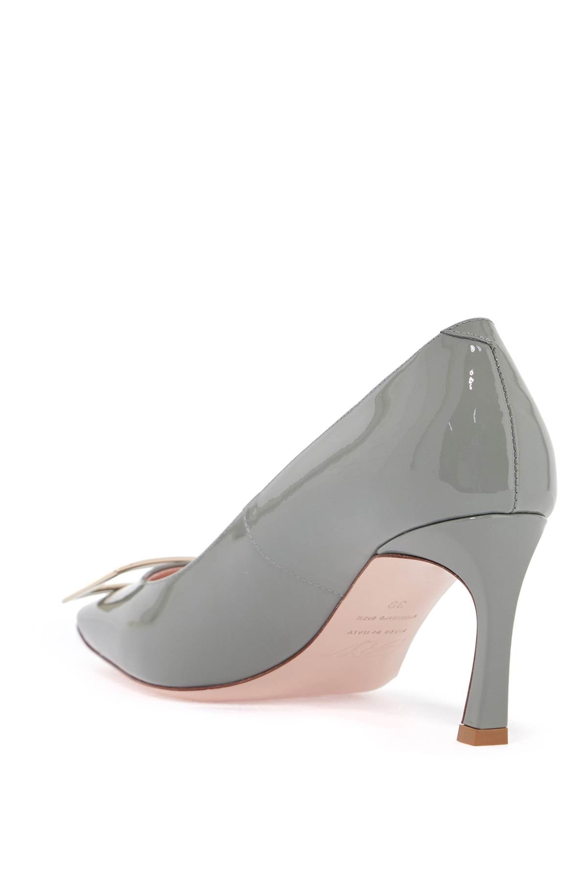 ROGER VIVIER Elegant Trompette Pumps with Square Toe and Thin Heel