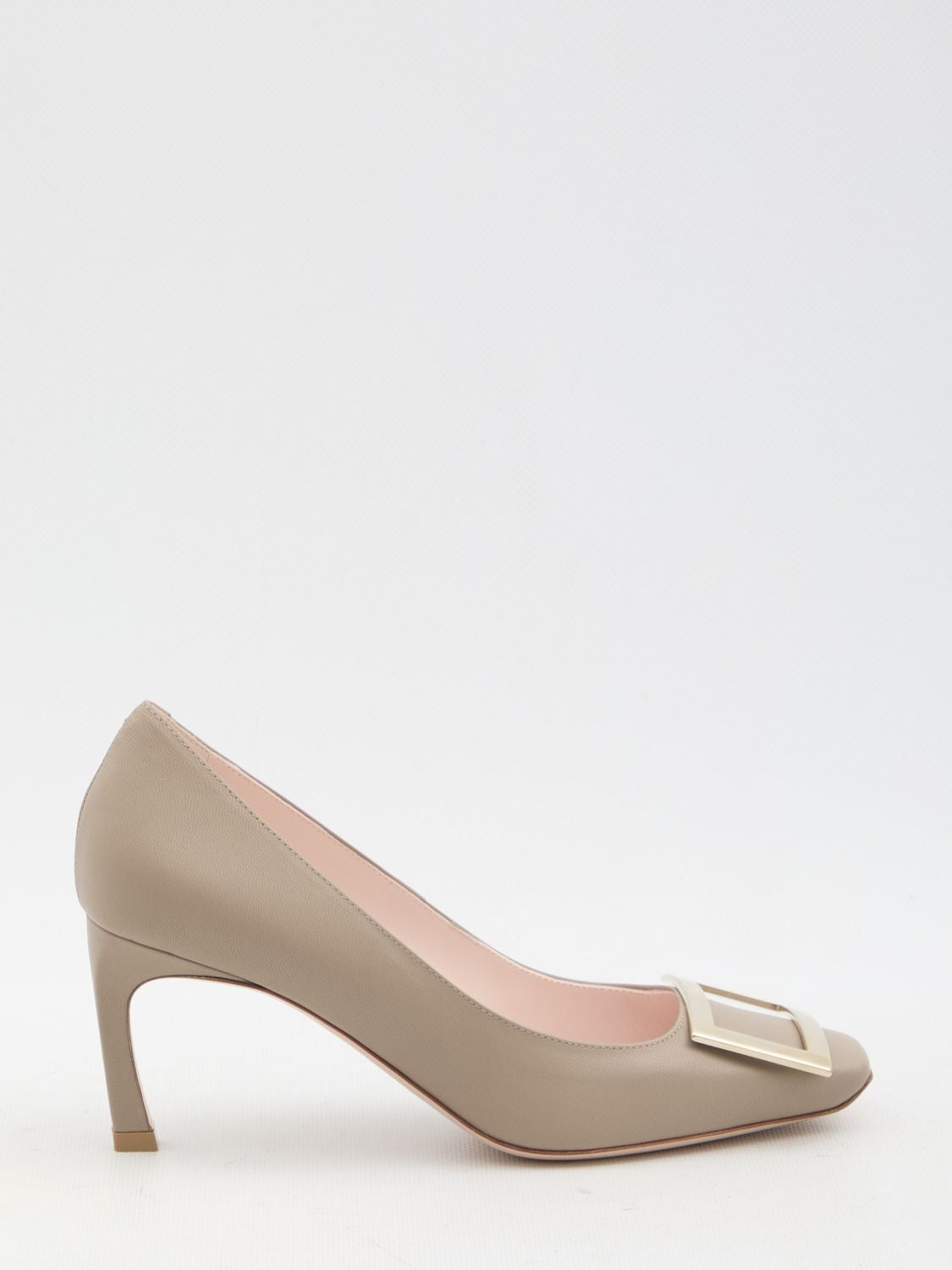 ROGER VIVIER Elegant Square Toe Pumps with Stiletto Heel