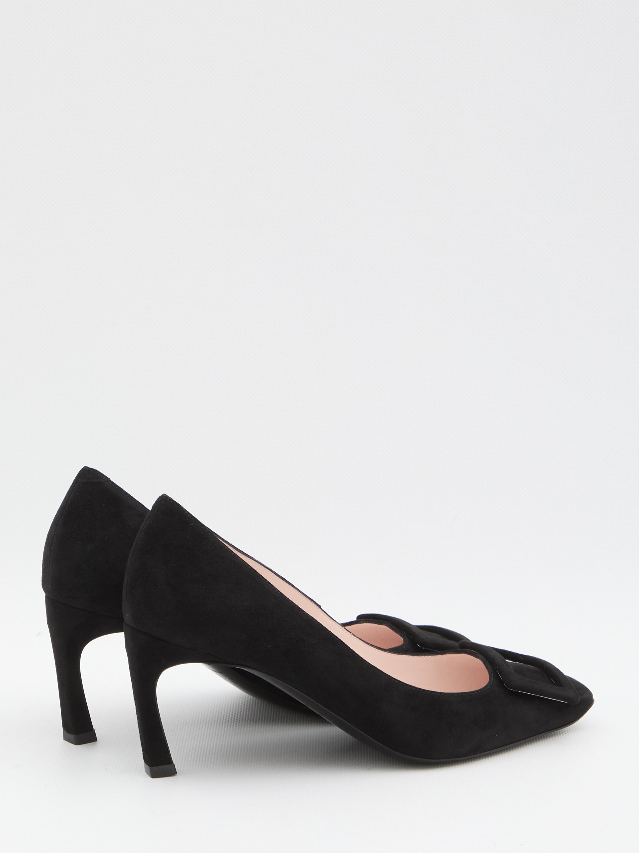 ROGER VIVIER Elegant Trompette Pumps with Square Toe - 7 cm Heel