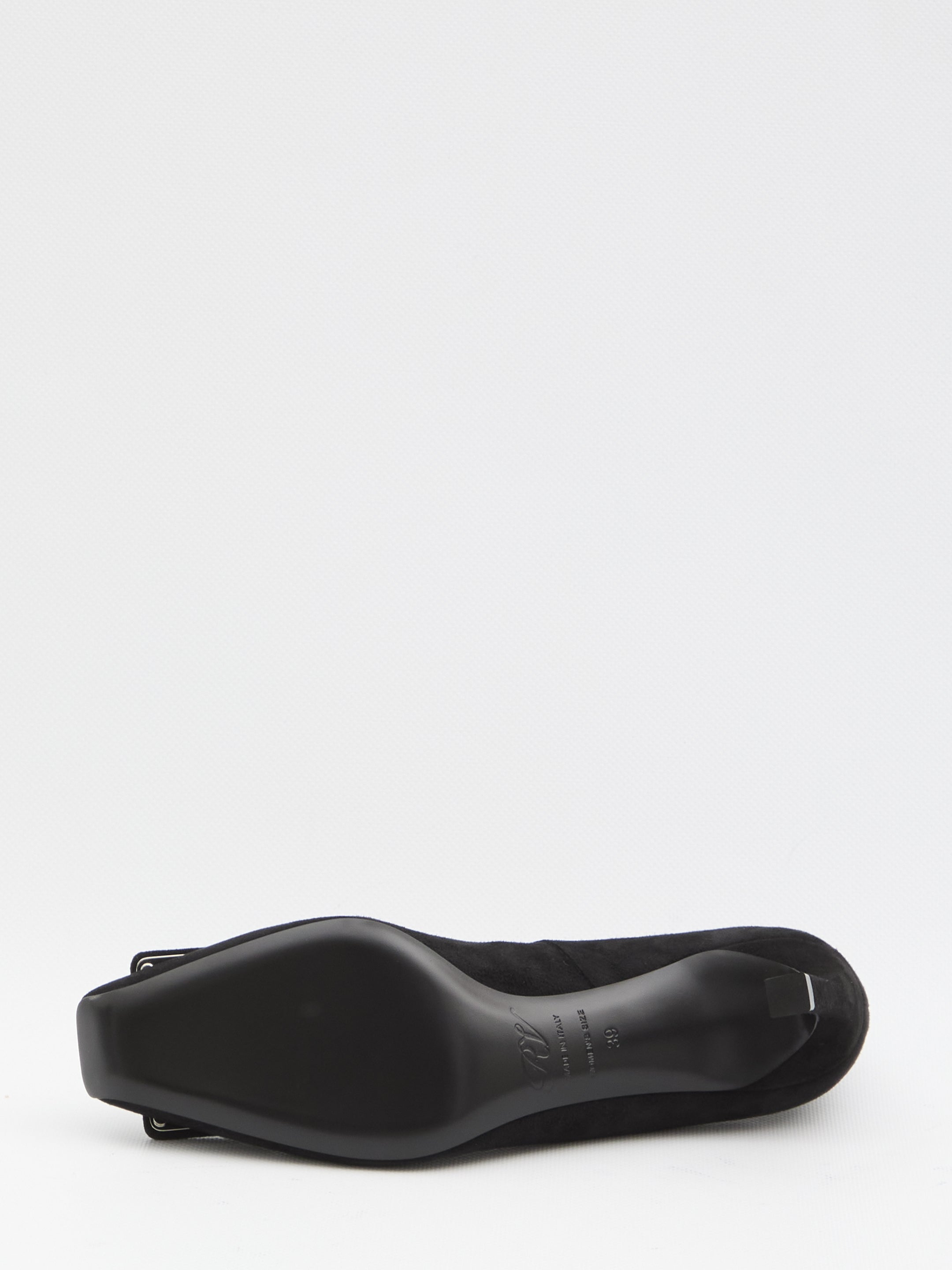 ROGER VIVIER Elegant Trompette Pumps with Square Toe - 7 cm Heel