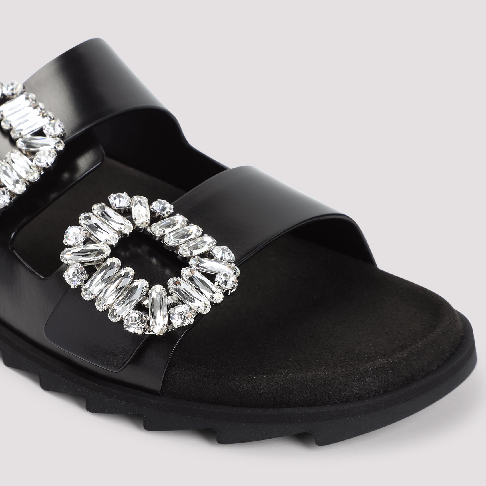 ROGER VIVIER Flat Slidy Viv Sandals for Women