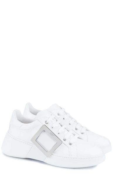 ROGER VIVIER Women’s Mini Skate Met Buc Sneakers