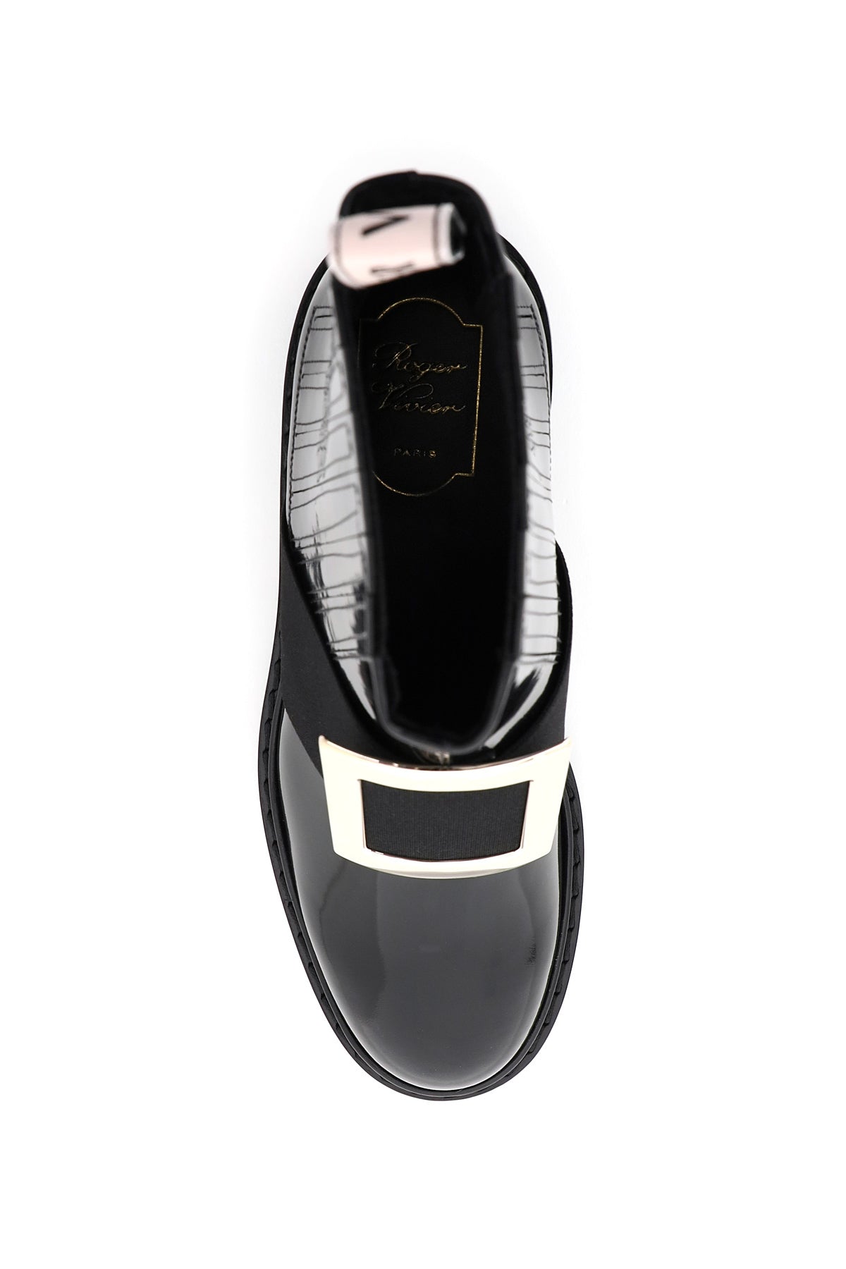 ROGER VIVIER Viv Rangers Mini Buckle Chelsea Bootie