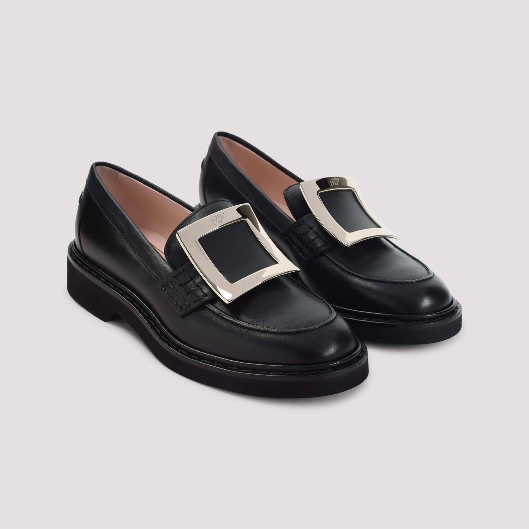 ROGER VIVIER Viv Rangers Met Buc 25 Loafers
