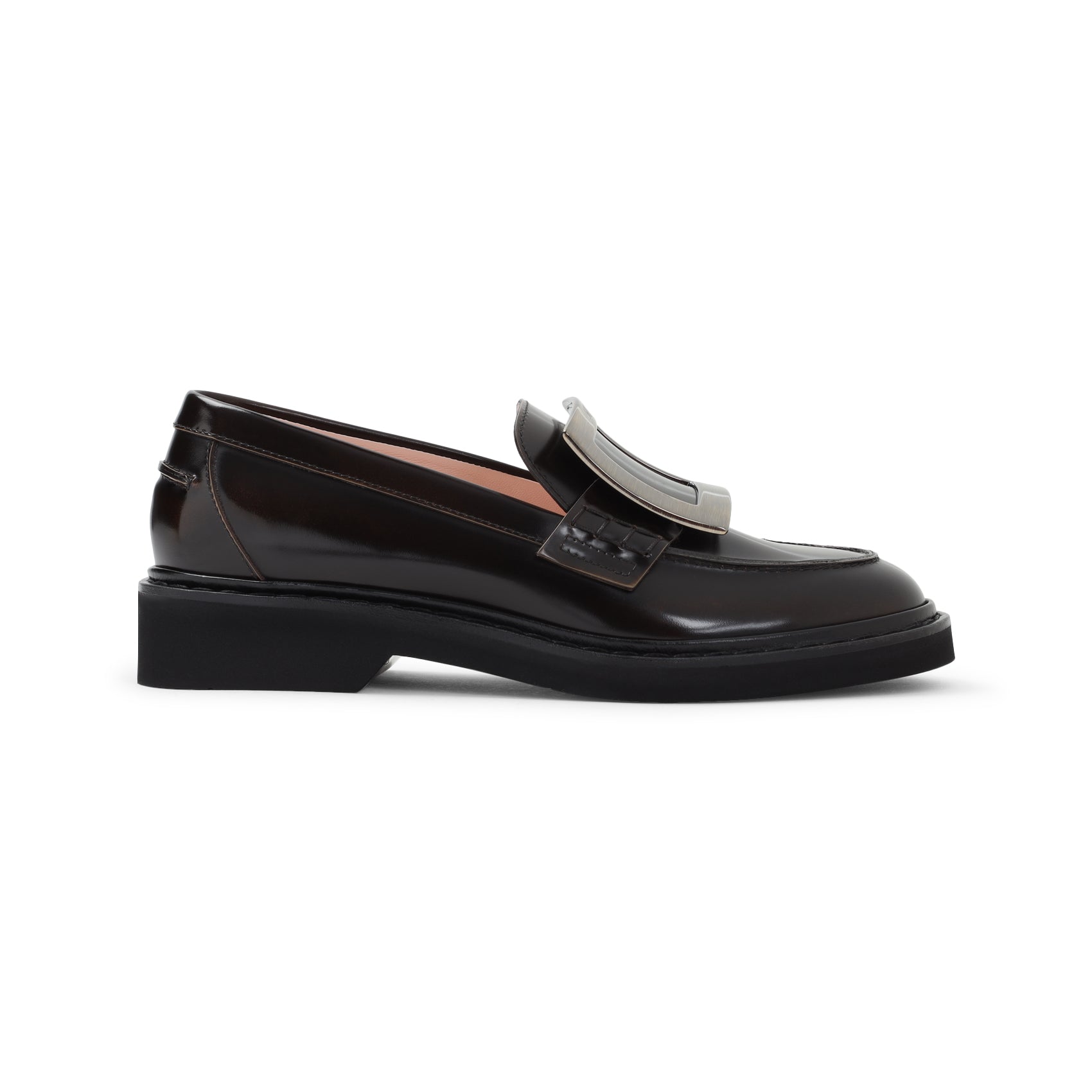 ROGER VIVIER Viv Buckle Platform Loafers