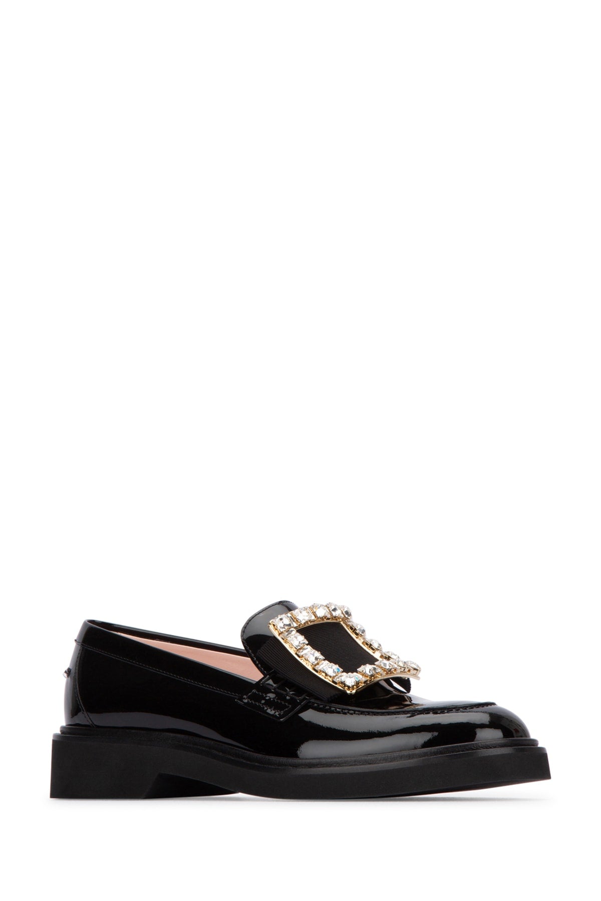 ROGER VIVIER Strass Buckle Loafer 25