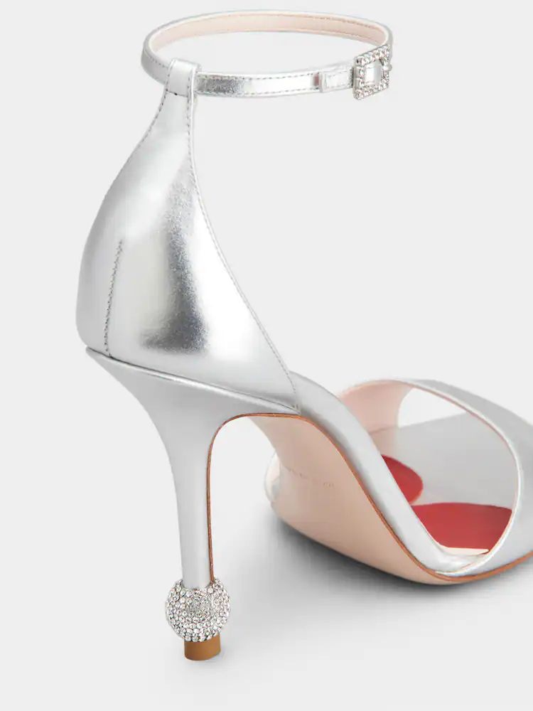 ROGER VIVIER Elegant Sandal with Jewelled Heel for Women