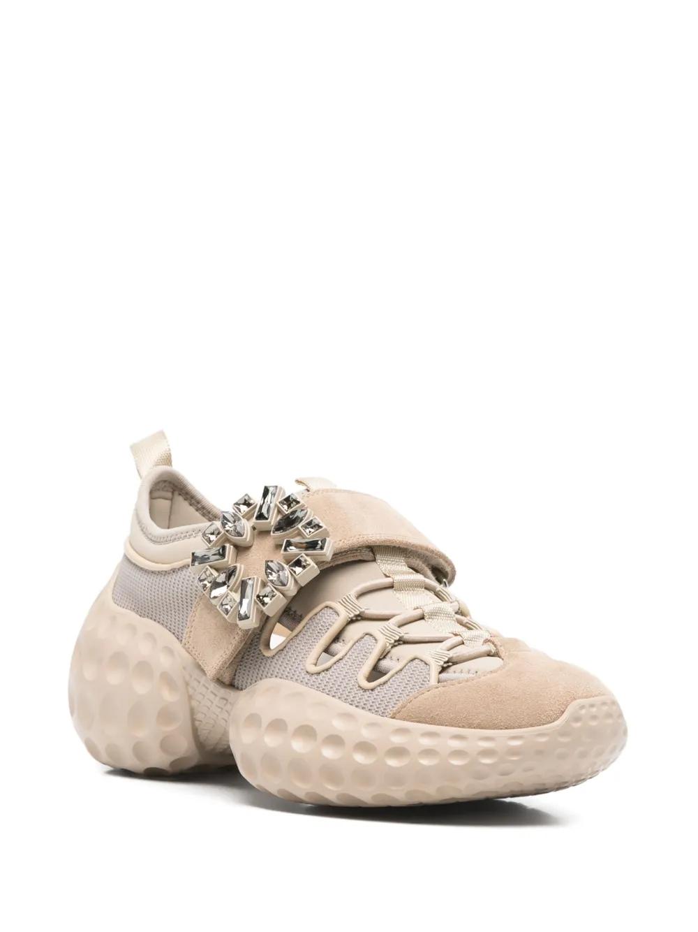 ROGER VIVIER Touch-Strap Crystal Sandals for Women - SS25