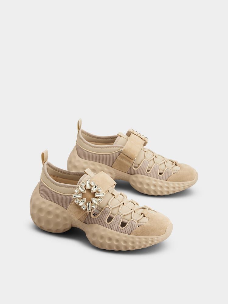 ROGER VIVIER Velcro Sneakers with Strass for Women
