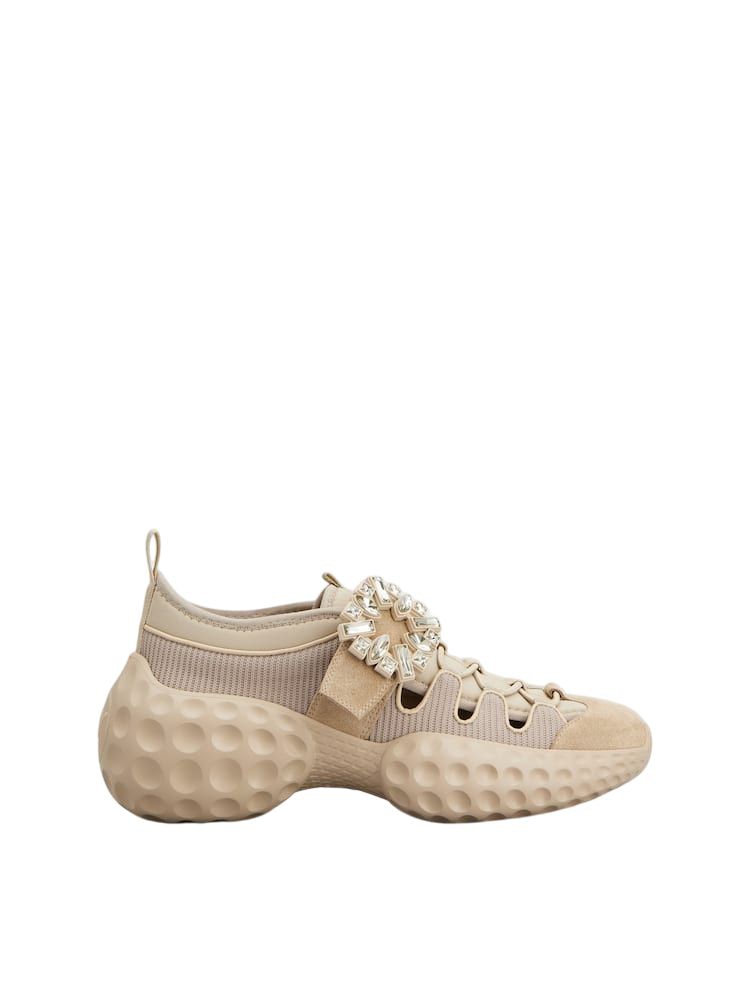 ROGER VIVIER Velcro Sneakers with Strass for Women