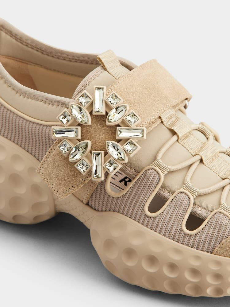 ROGER VIVIER Velcro Sneakers with Strass for Women