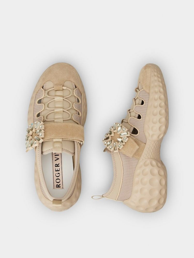 ROGER VIVIER Velcro Sneakers with Strass for Women