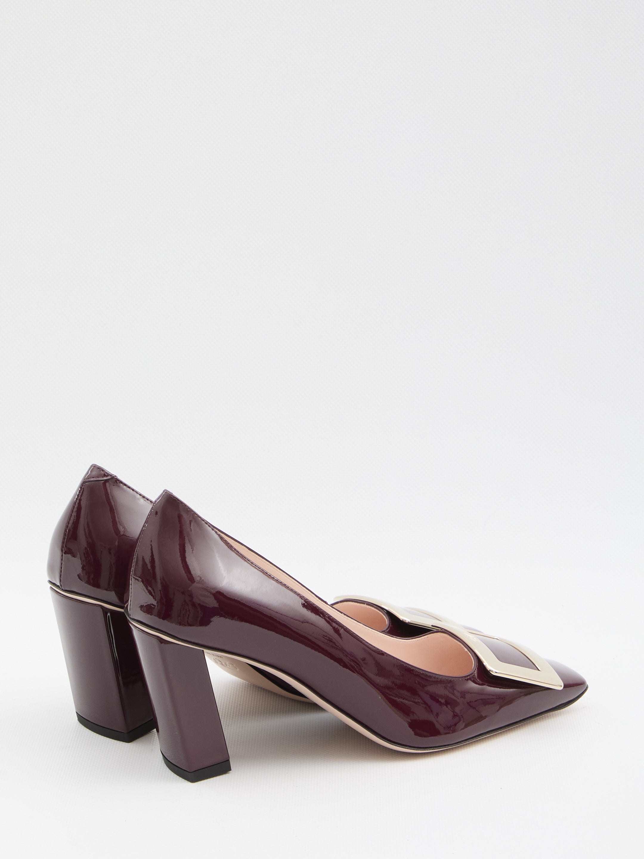 ROGER VIVIER Elegant Squared Toe Pumps with Skyscraper Heel - 7.5 cm