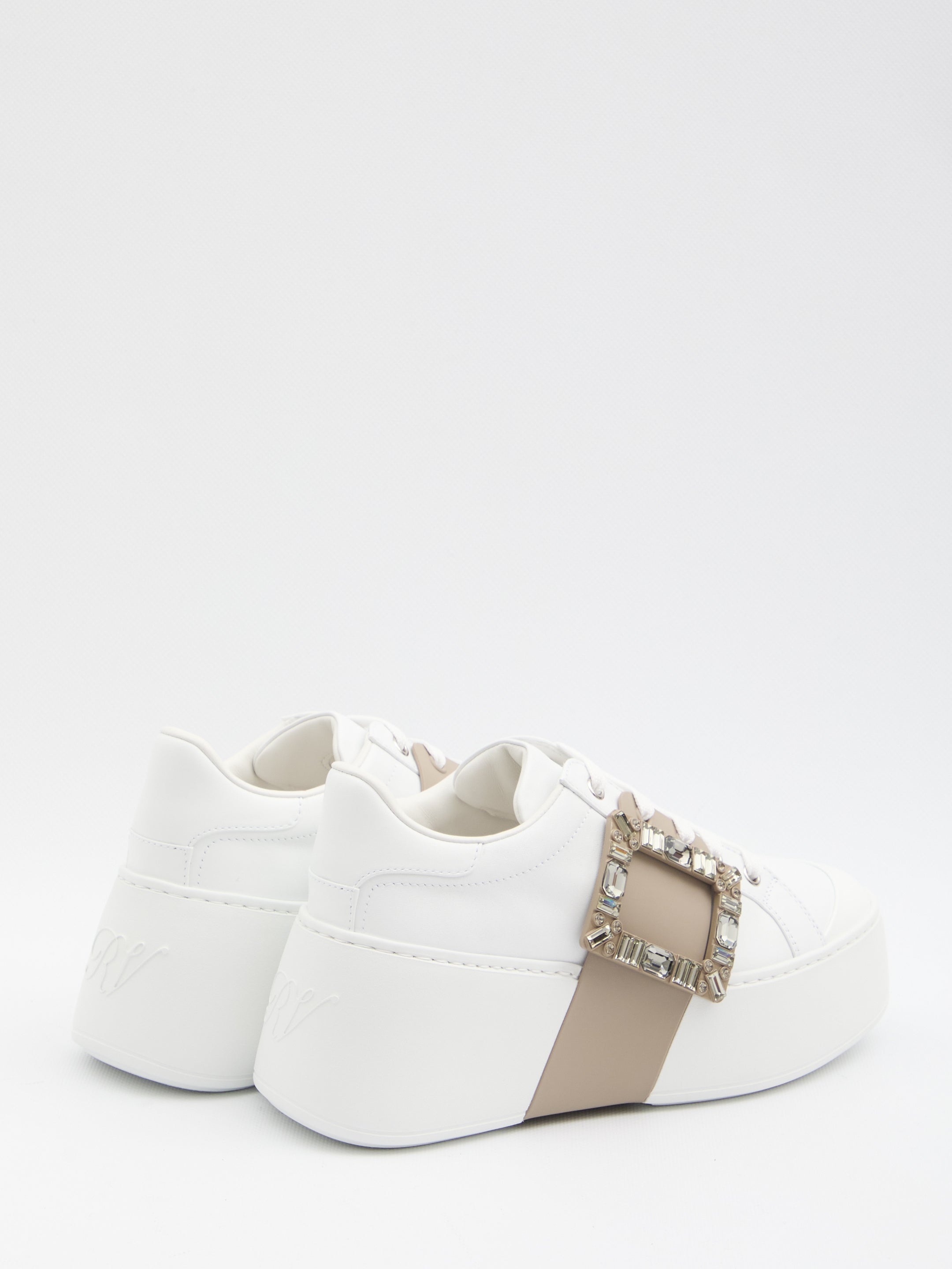 ROGER VIVIER Viv' Skate High Sneakers - Women's