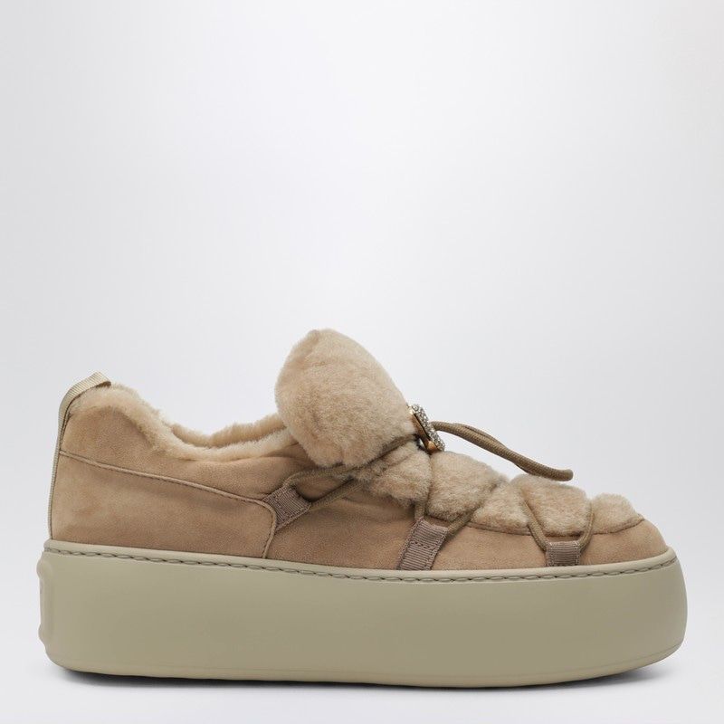 ROGER VIVIER Viv Up Suede Sneaker