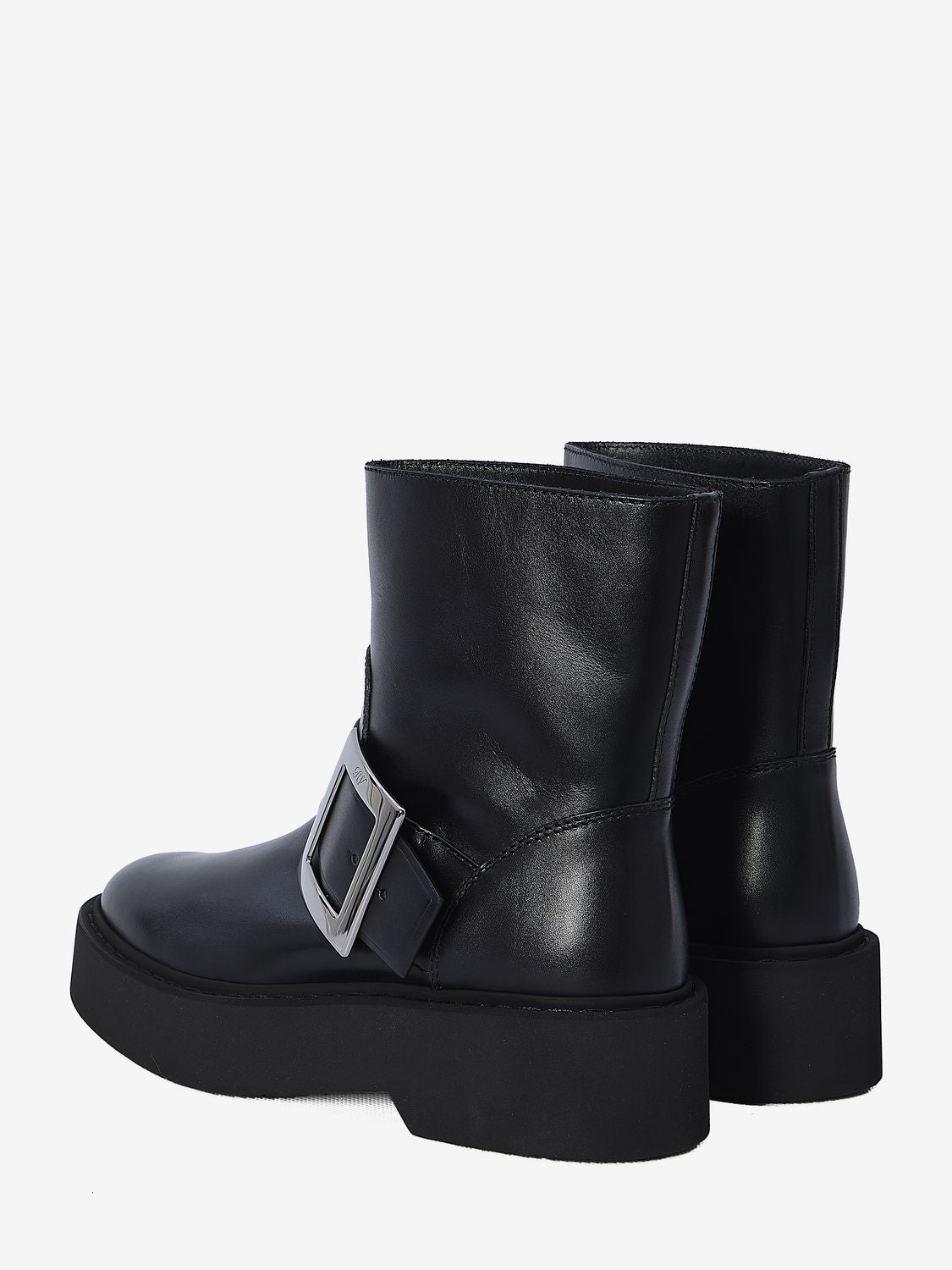 ROGER VIVIER High Biker Booties