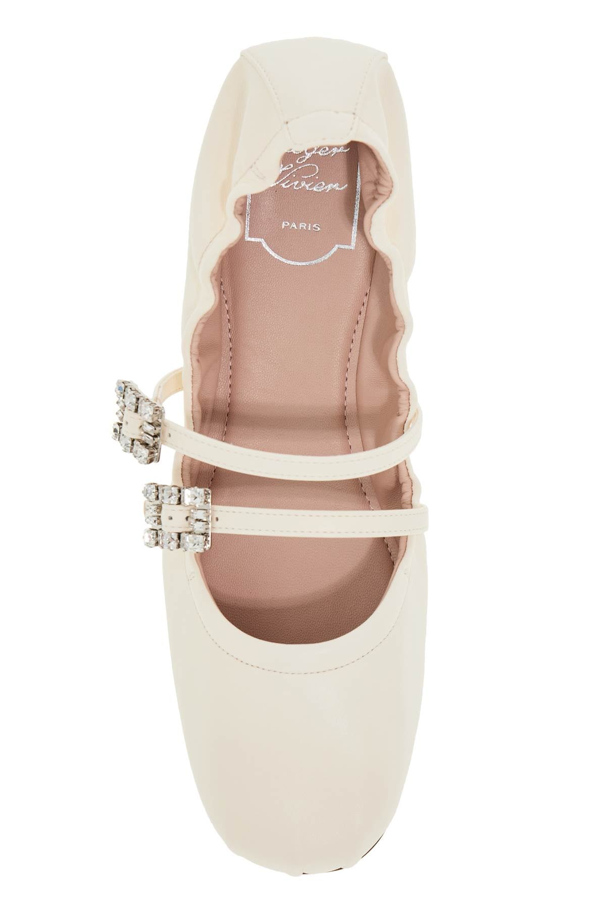 ROGER VIVIER Nappa Ballerinas with Straps