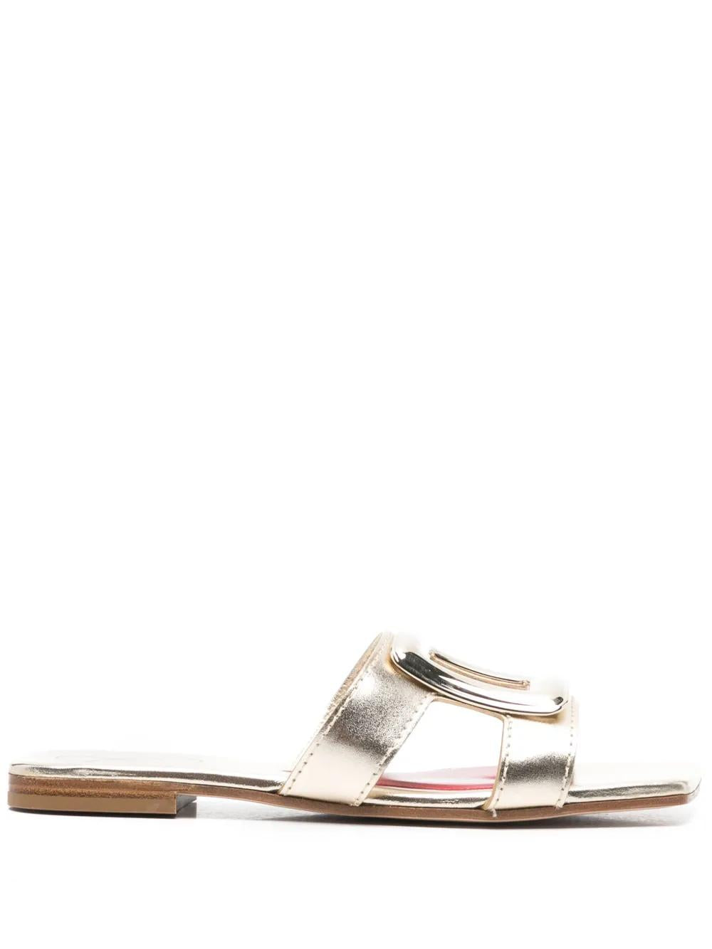ROGER VIVIER Belle Vivier Gold Mini Slipper for Women