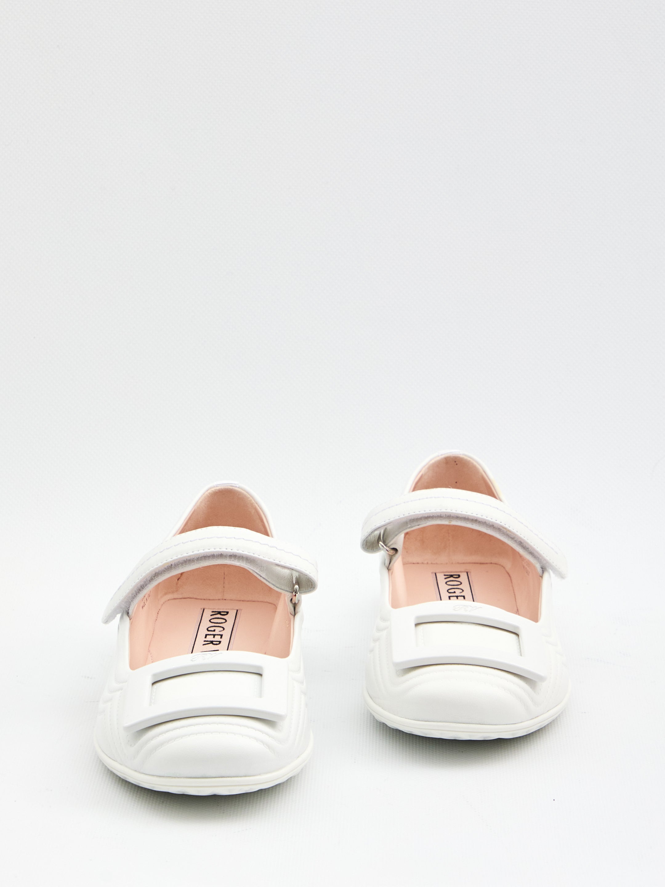 ROGER VIVIER Women’s Mini Mary Jane Ballerina Flats