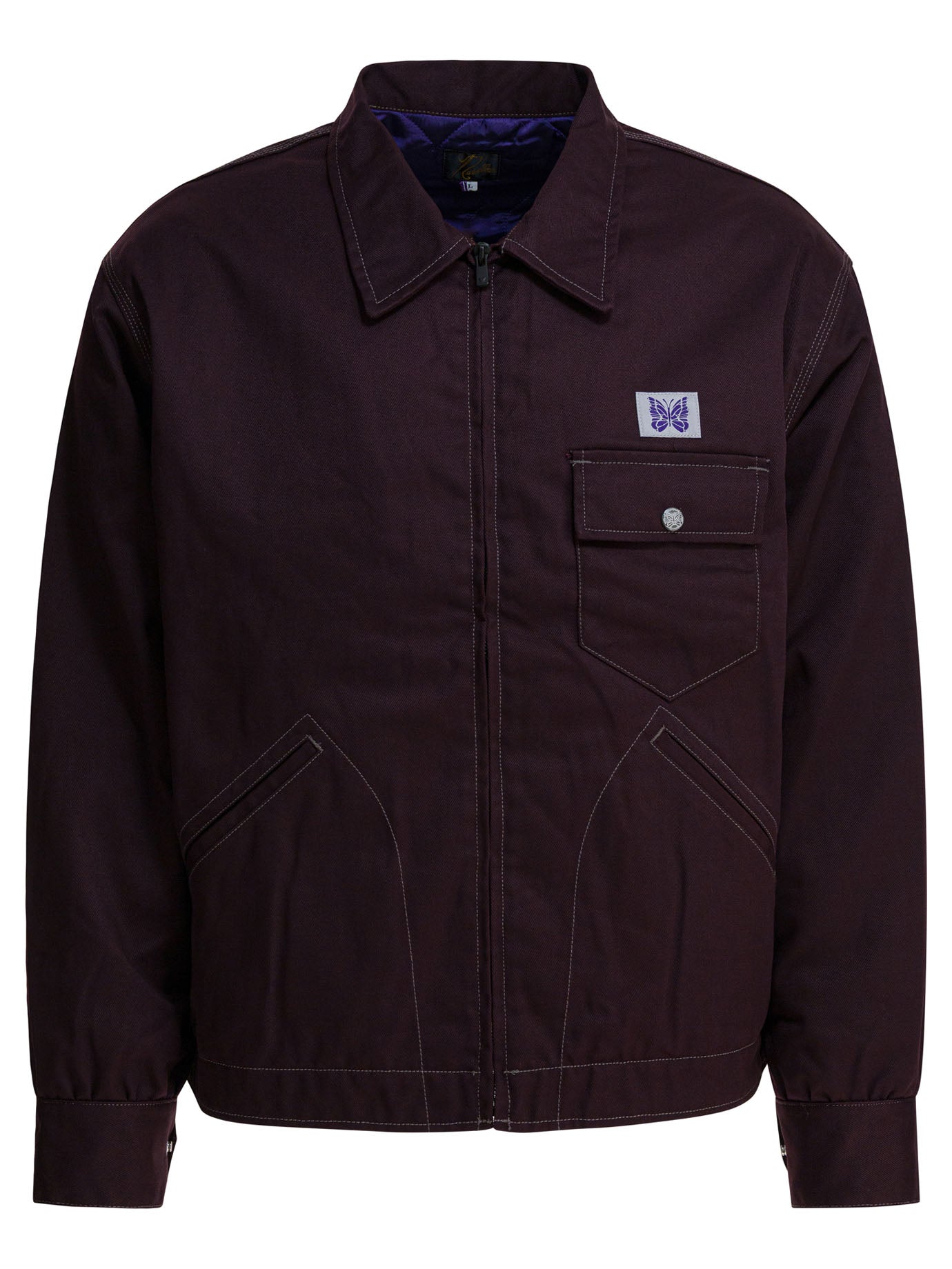 NEEDLES Lightweight Pleated Twill Jacket for Men