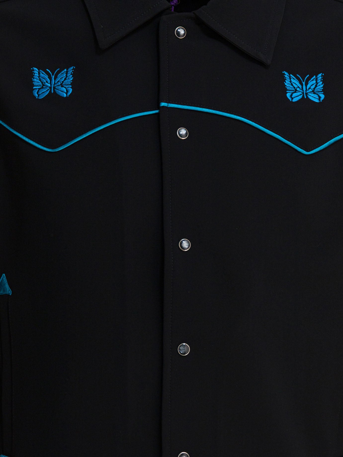 NEEDLES Men's Regular Fit Western Detail Overshirt Jacket