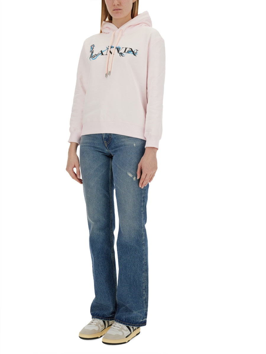 LANVIN Stylish Sweatshirt with Print - Size S