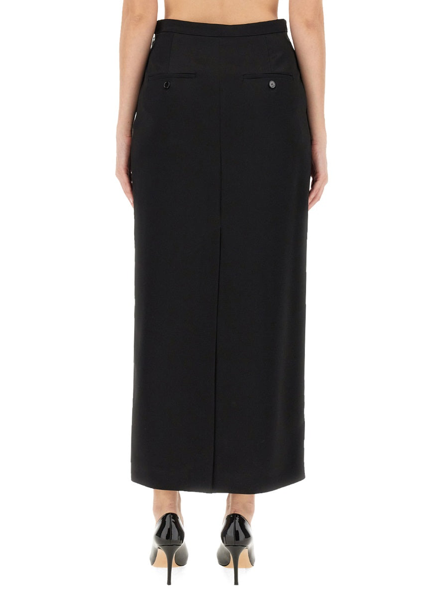 LANVIN Elegant Long Skirt - Size 38