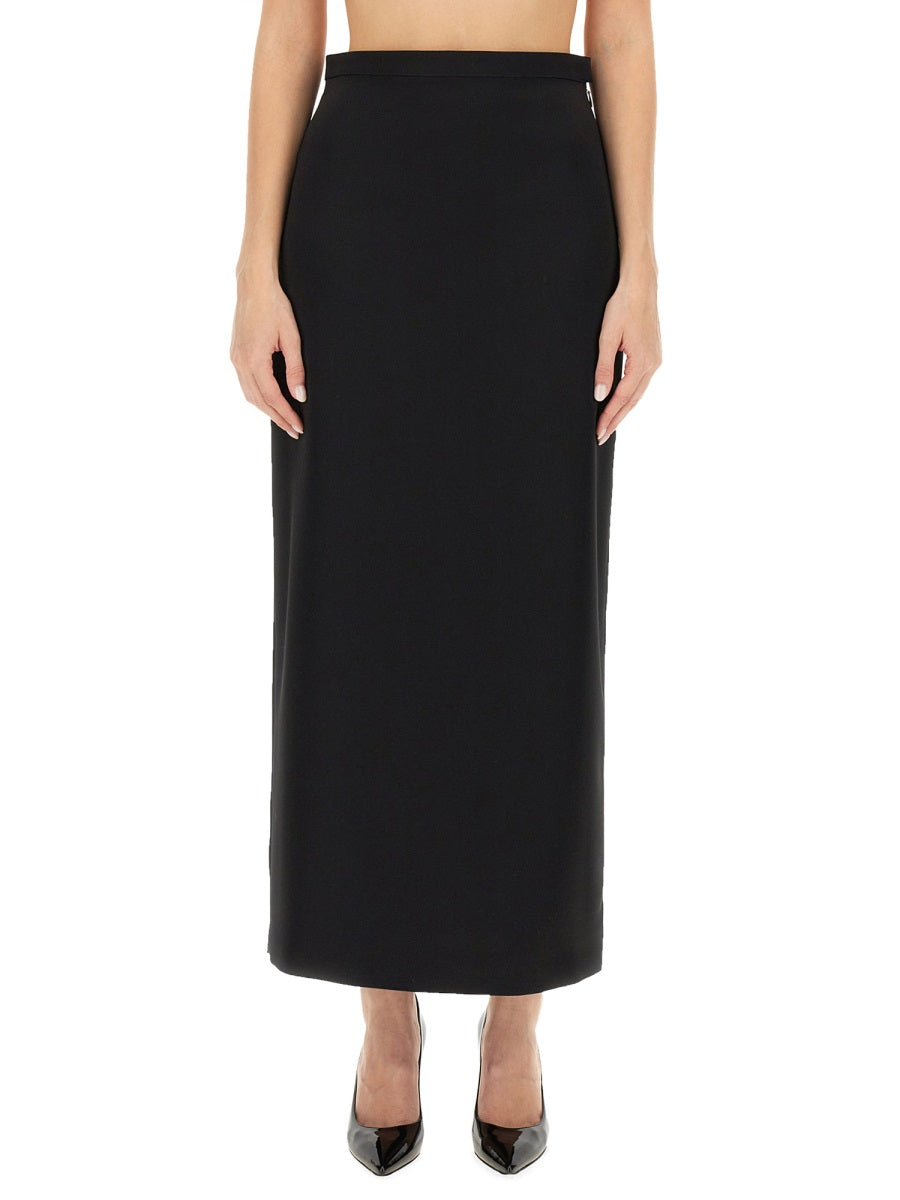 LANVIN Elegant Long Skirt - Size 38