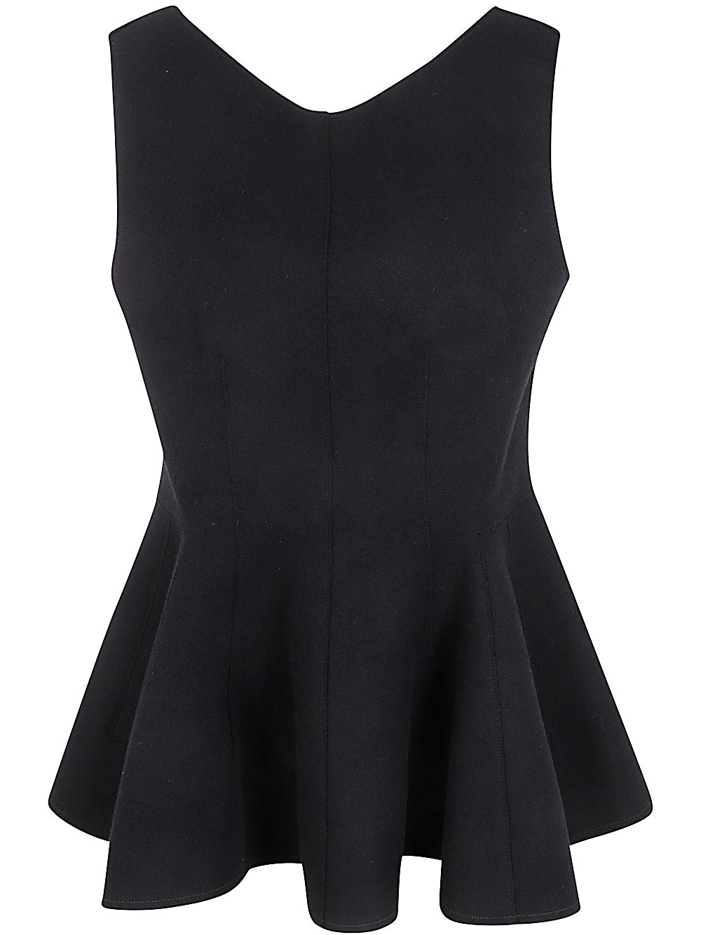 LANVIN Sleeveless Flared Mini Top