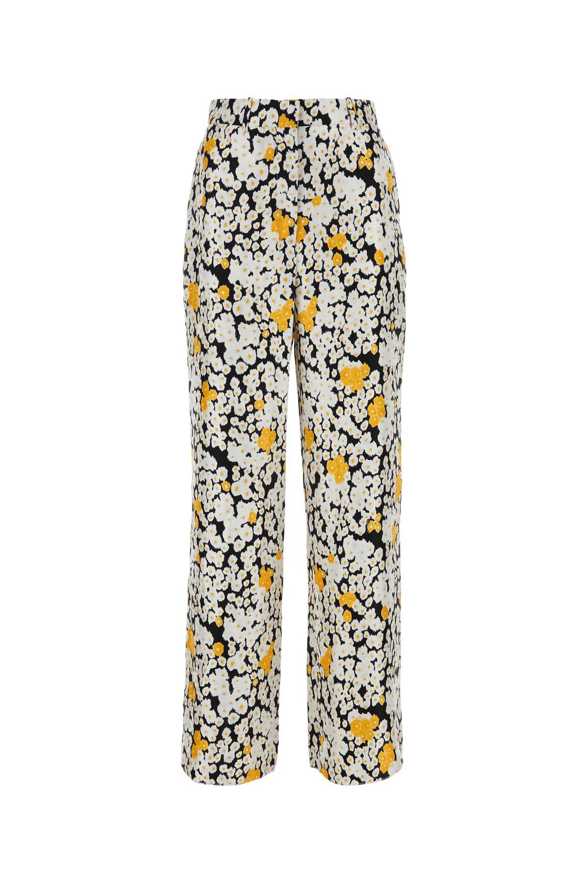 LANVIN Floral Satin Trousers for Women