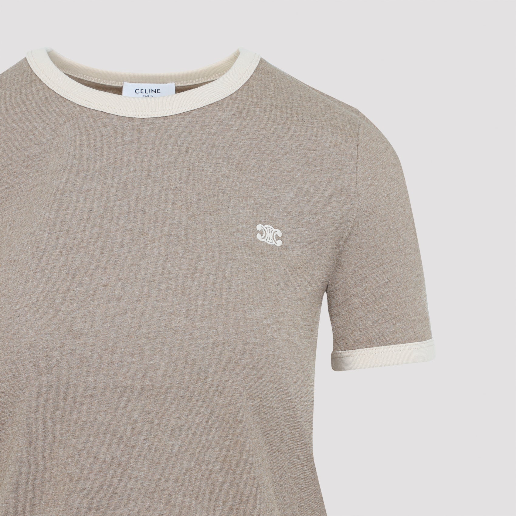 CELINE 70s Triomphe Cotton T-Shirt for Women