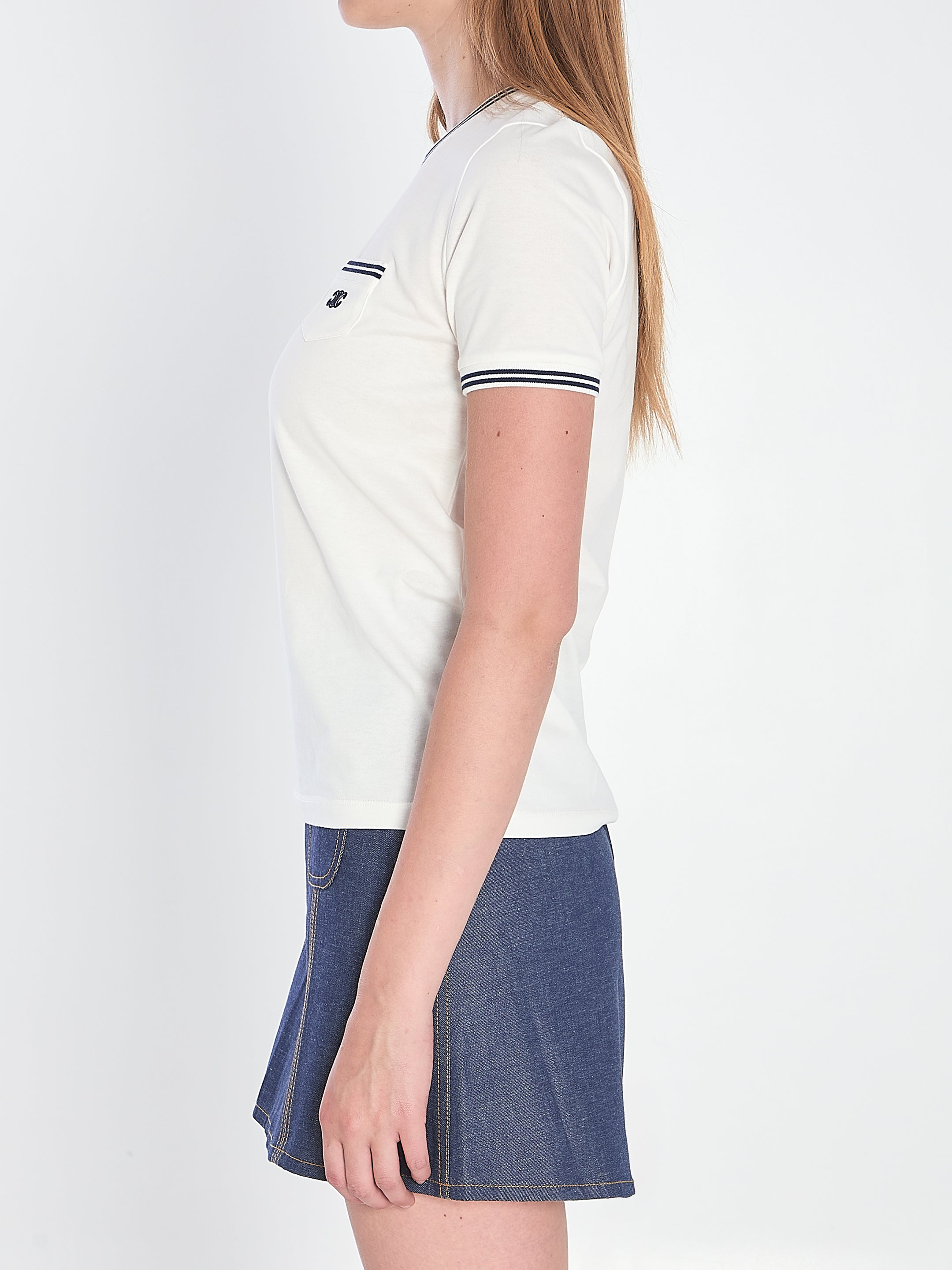 CELINE Triomphe Crew-Neck T-Shirt - Regular Fit