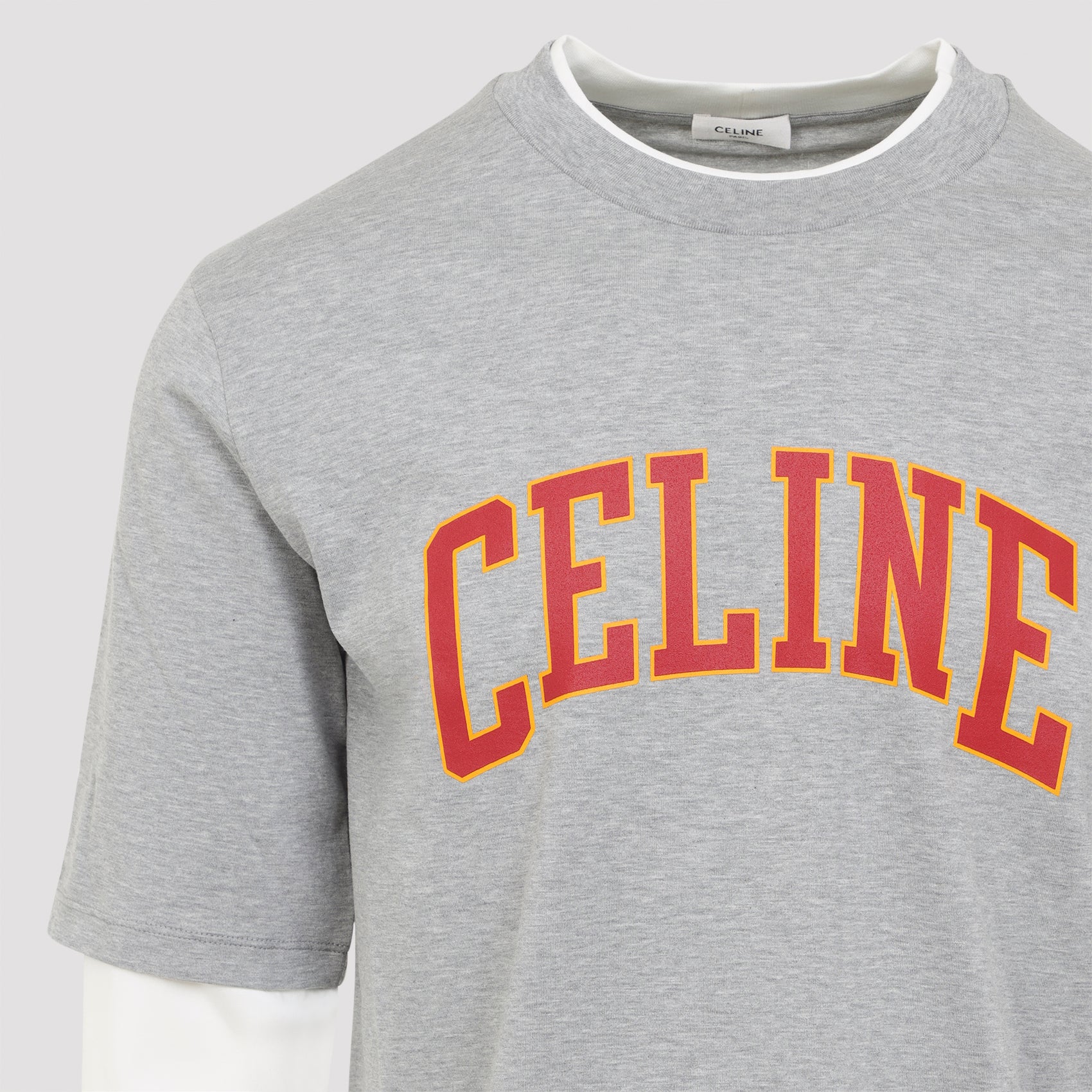CELINE Long-Sleeved Cotton T-Shirt for Men